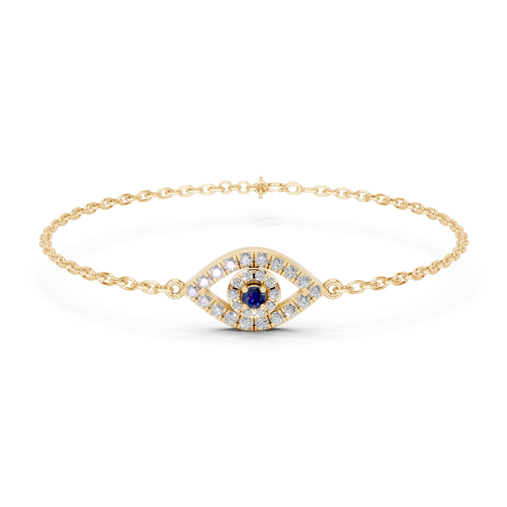 Evil Eye Diamond Bracelet