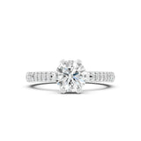 2 Carat Noire Classic Solitaire Diamond Ring