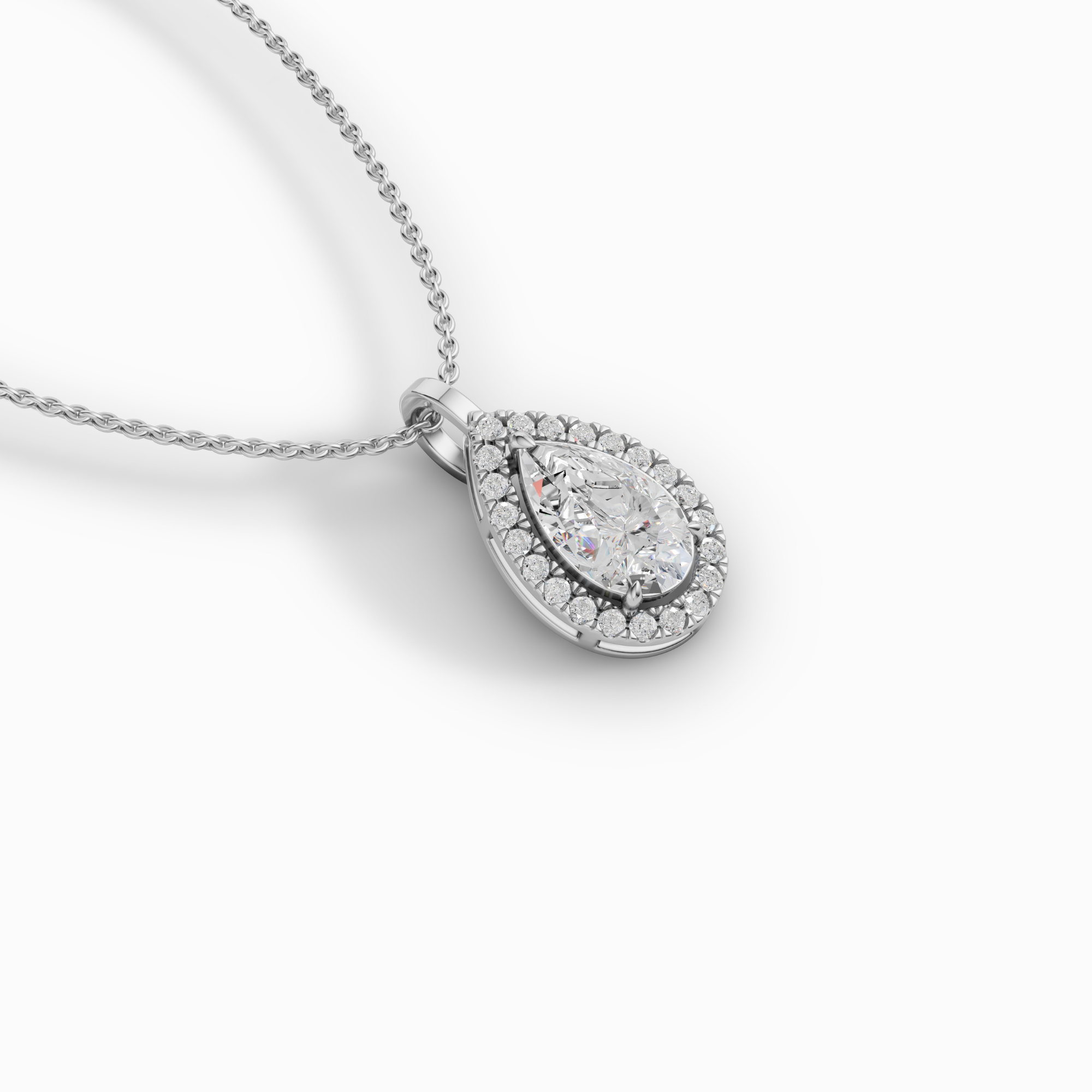 1.5 Carat Polaris Drop Solitaire Pendant