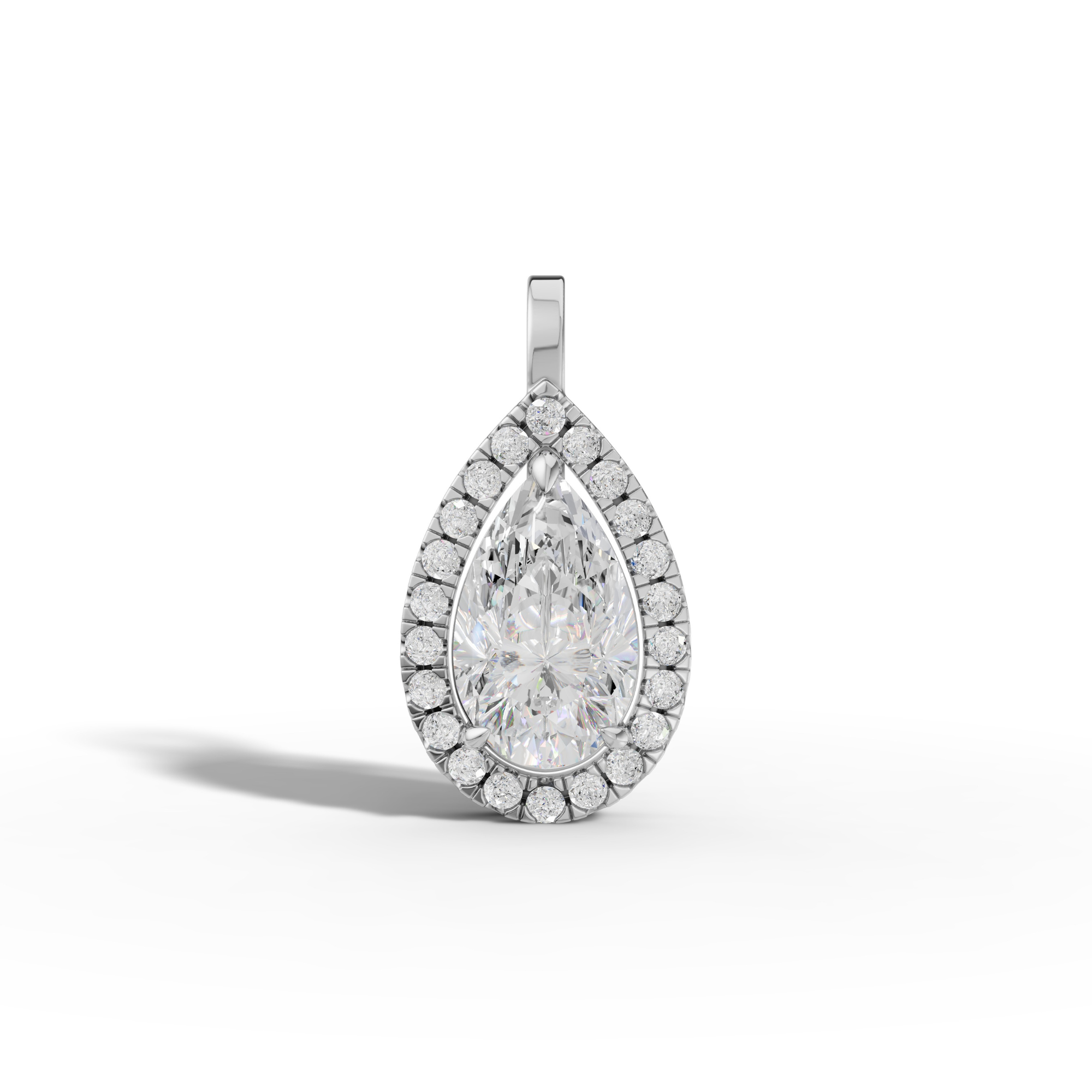 1.5 Carat Polaris Drop Solitaire Pendant