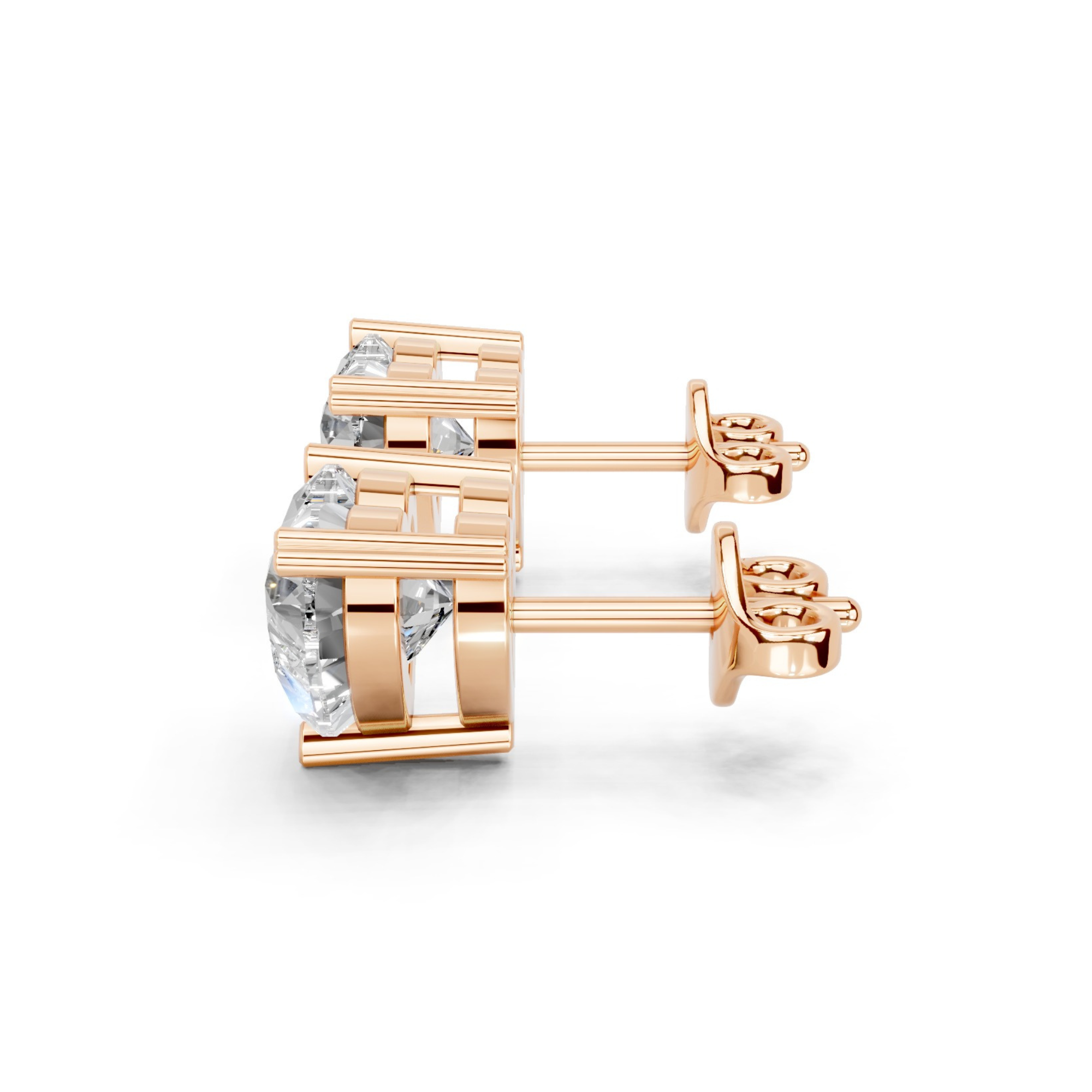 1 Carat Cassiopeia Heart Sparkle Diamond Studs