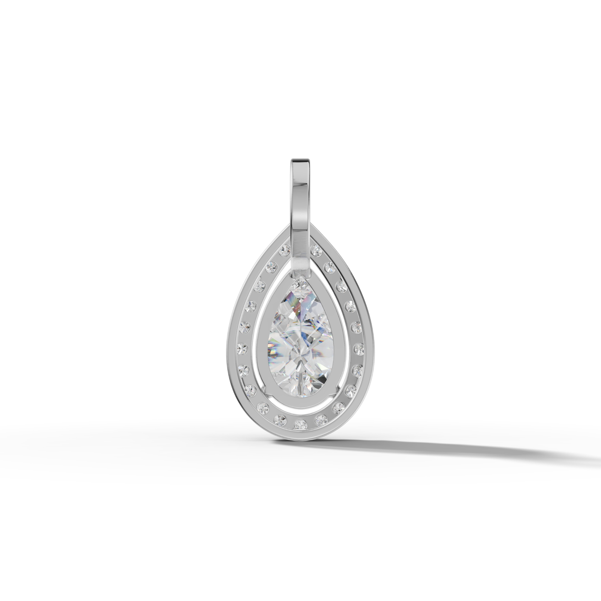 1.5 Carat Polaris Drop Solitaire Pendant