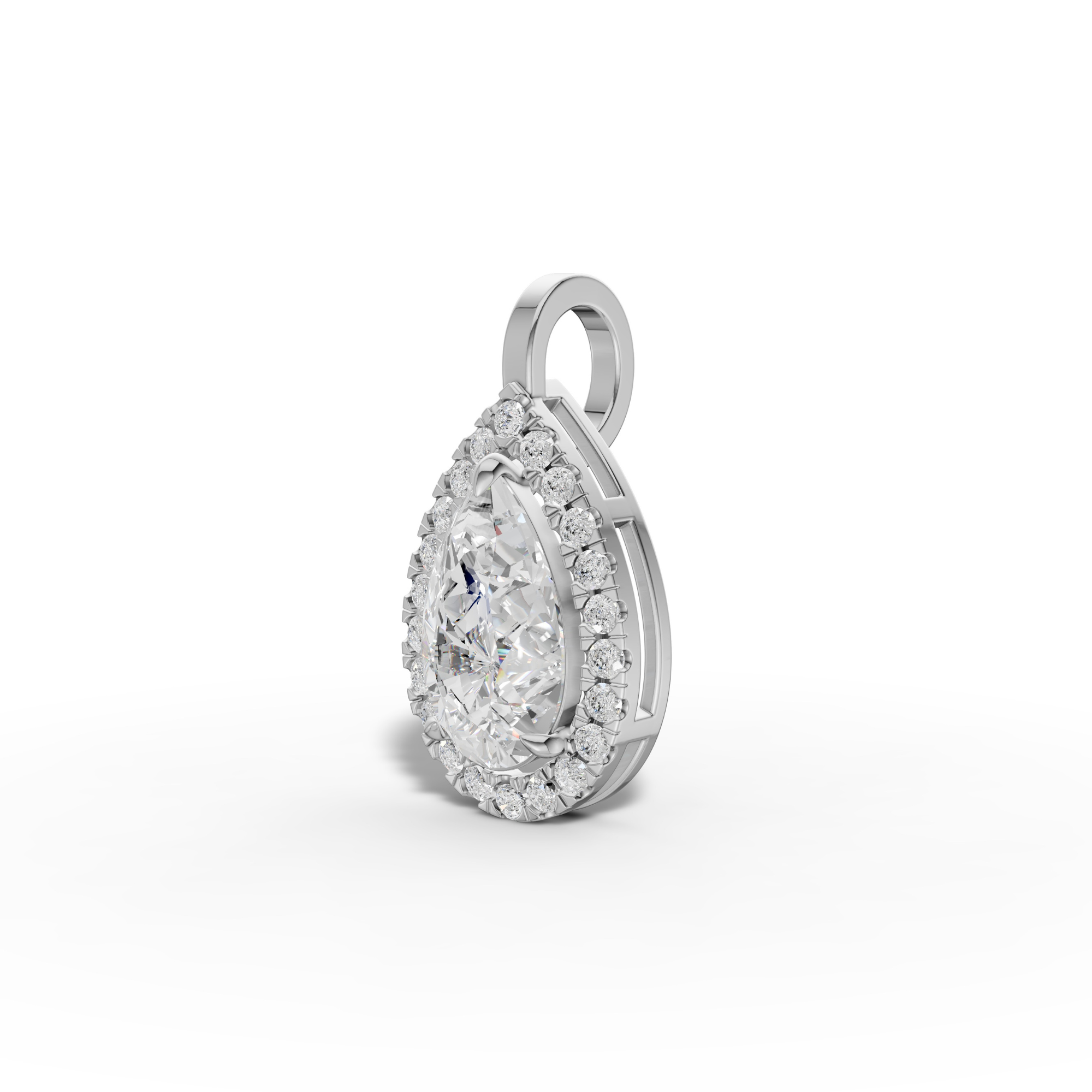 1.5 Carat Polaris Drop Solitaire Pendant