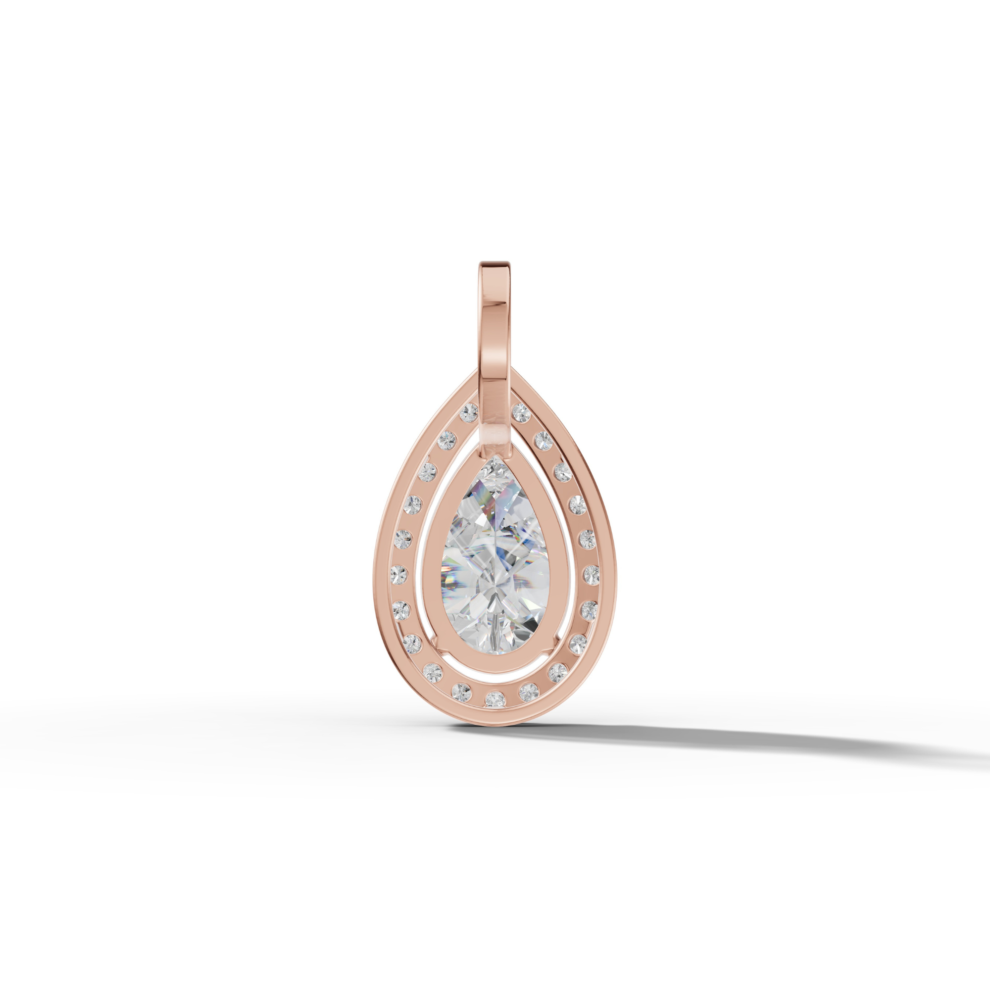 1.5 Carat Polaris Drop Solitaire Pendant