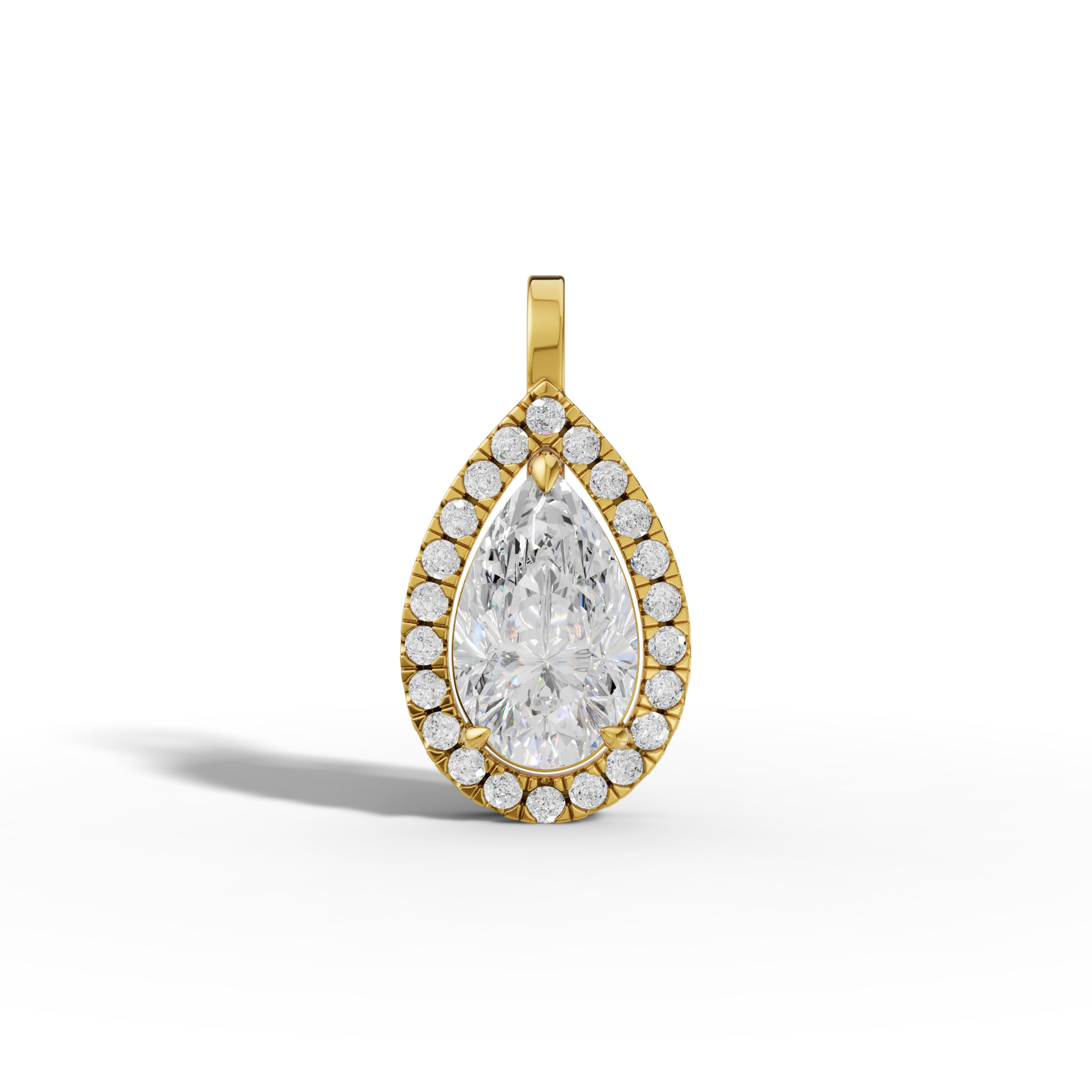 1.5 Carat Polaris Drop Solitaire Pendant