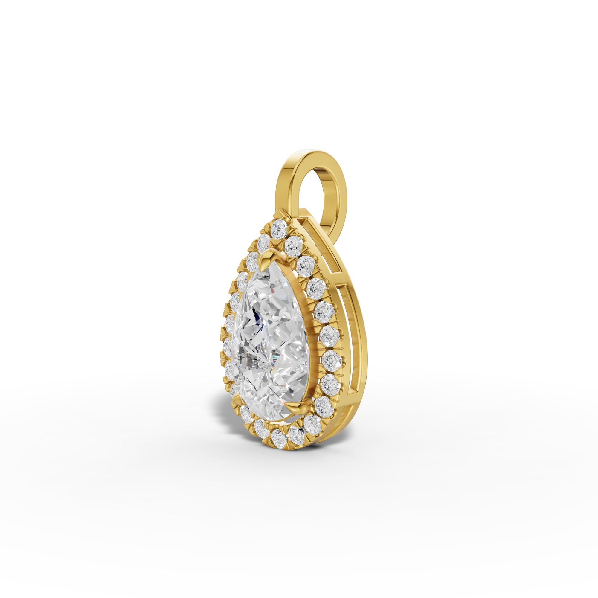 1.5 Carat Polaris Drop Solitaire Pendant