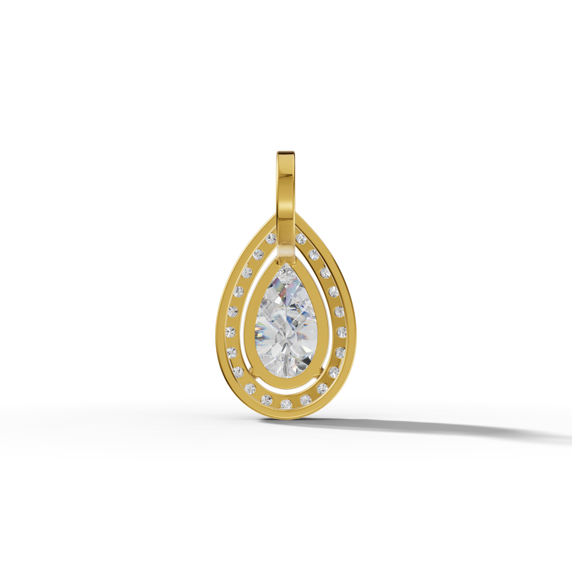 1.5 Carat Polaris Drop Solitaire Pendant