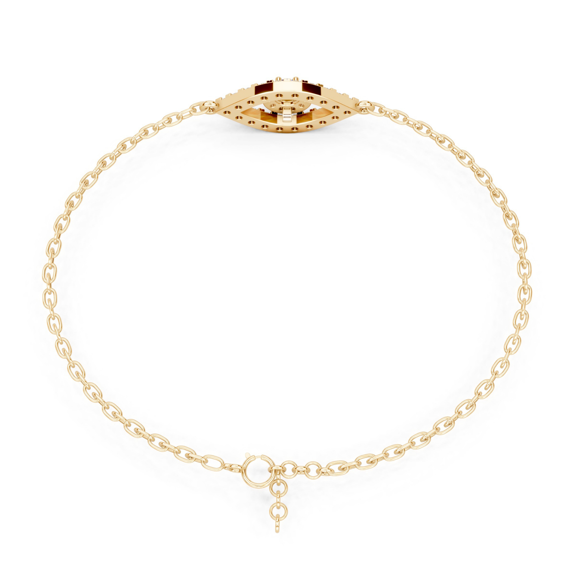 Evil Eye Diamond Bracelet