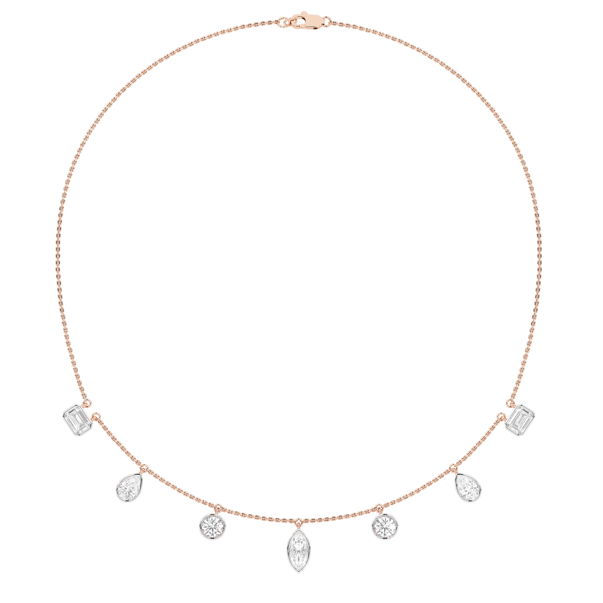 Starry Night Multi Shape Yard Necklace