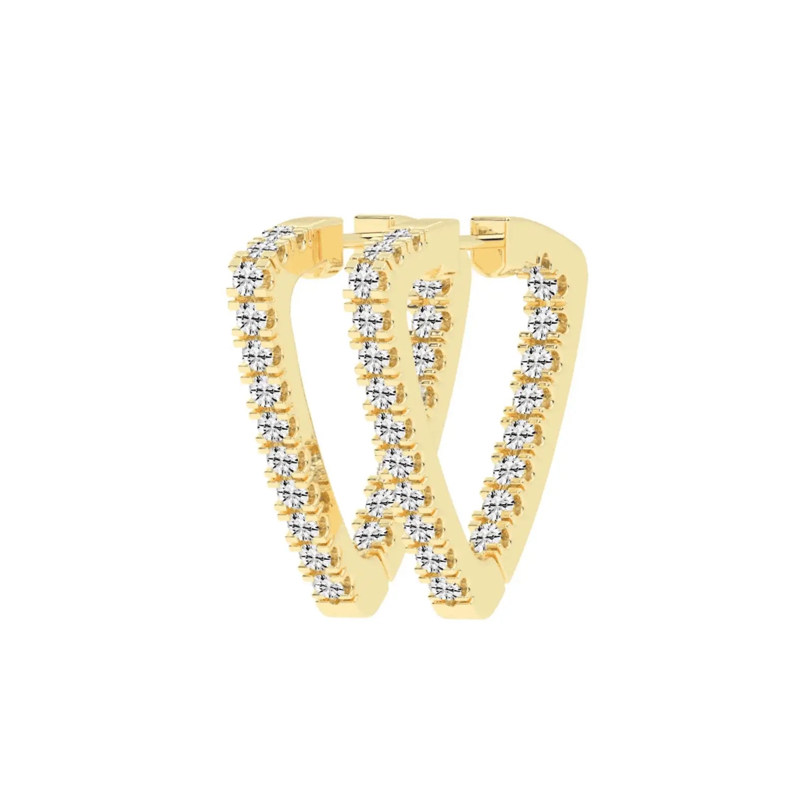 1.5 CT Sylvia Belle Hoop Earrings