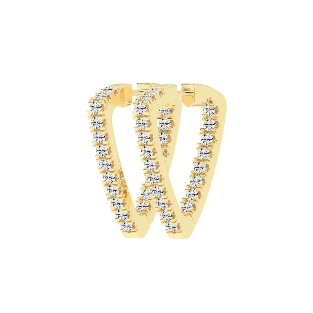 1.5 CT Sylvia Belle Hoop Earrings