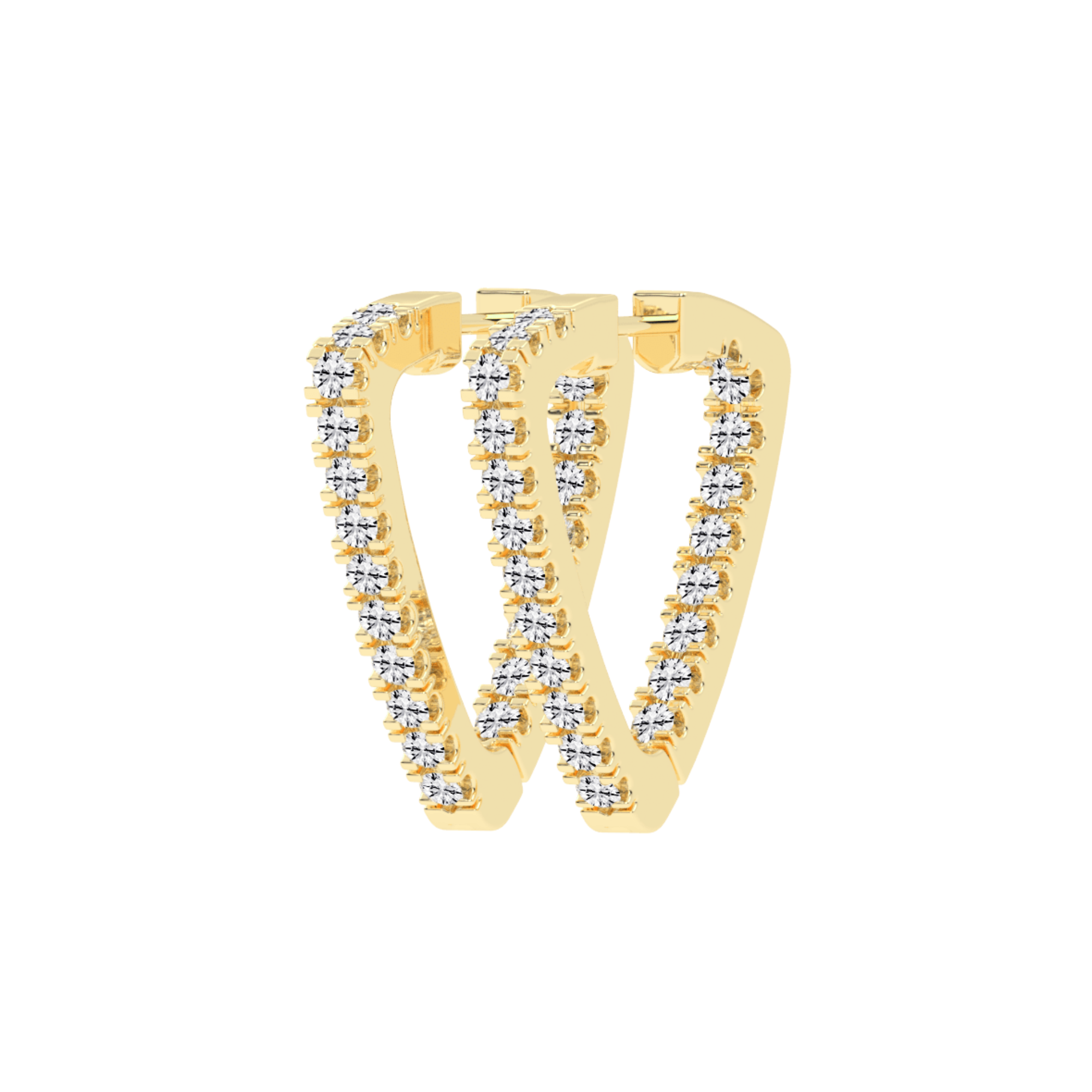 1.5 CT Sylvia Belle Hoop Earrings