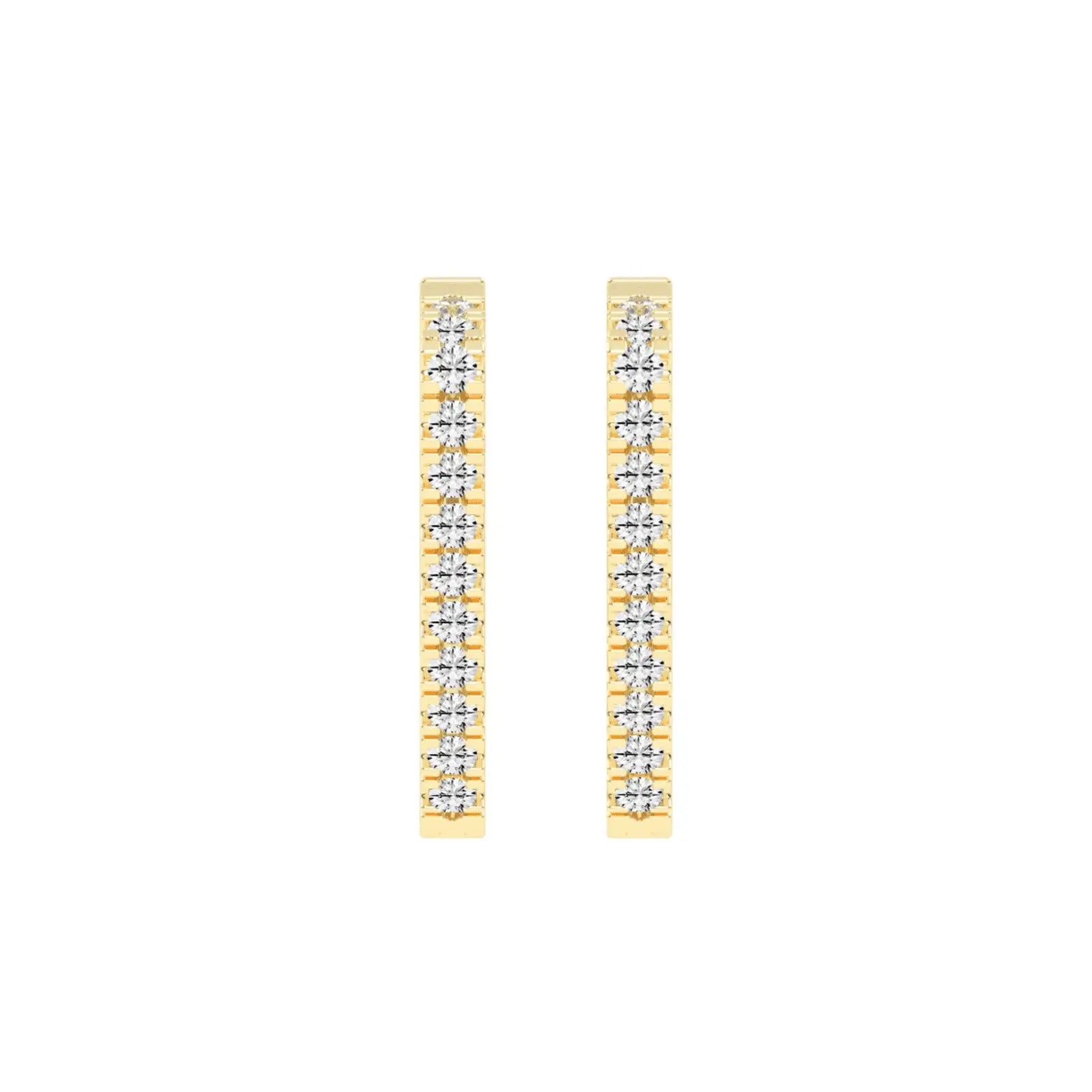 1.5 CT Sylvia Belle Hoop Earrings