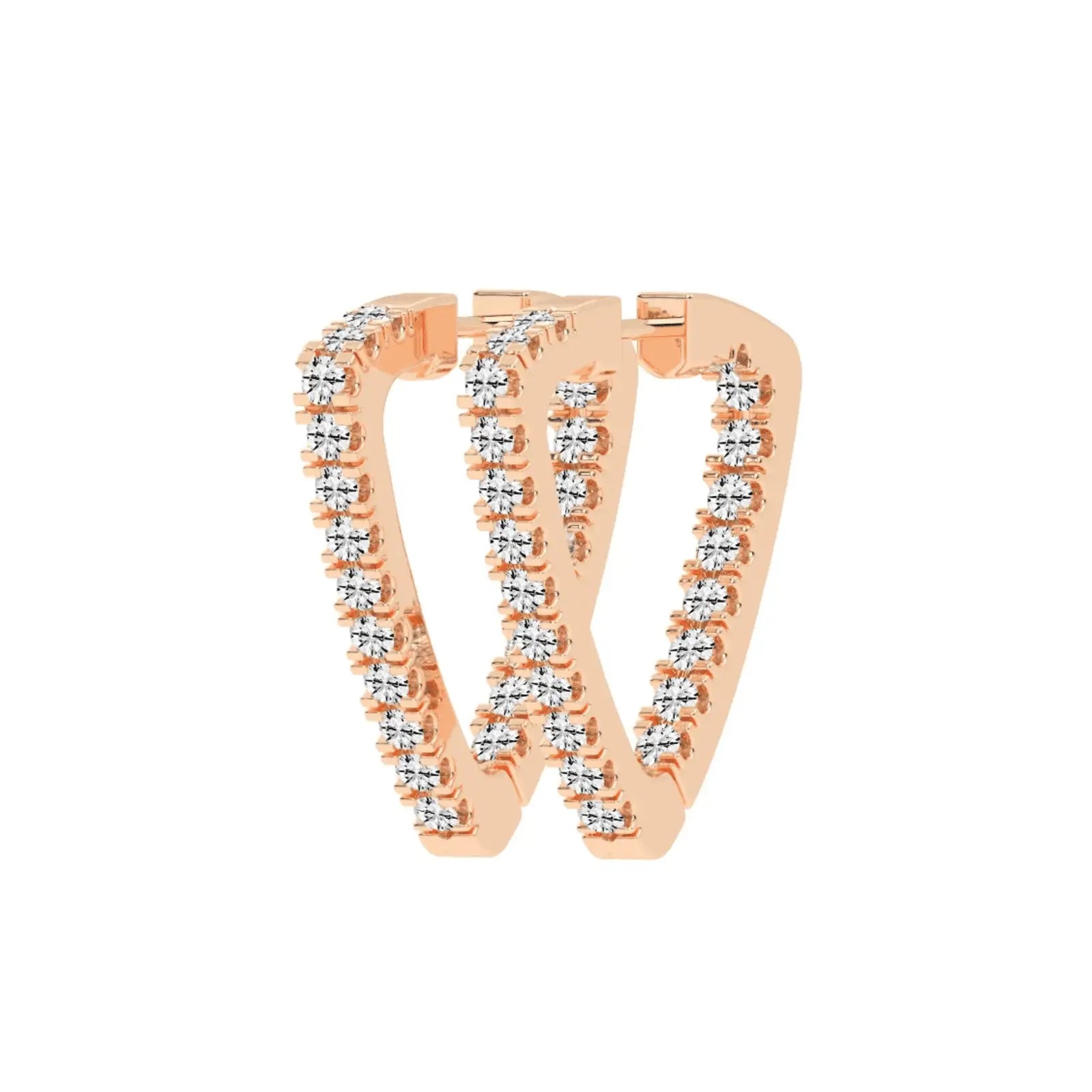 1.5 CT Sylvia Belle Hoop Earrings