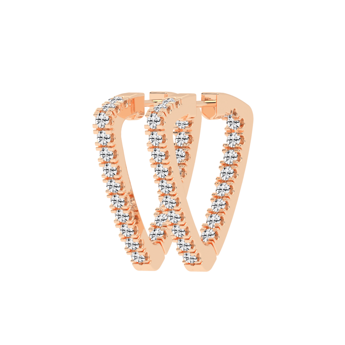 1.5 CT Sylvia Belle Hoop Earrings