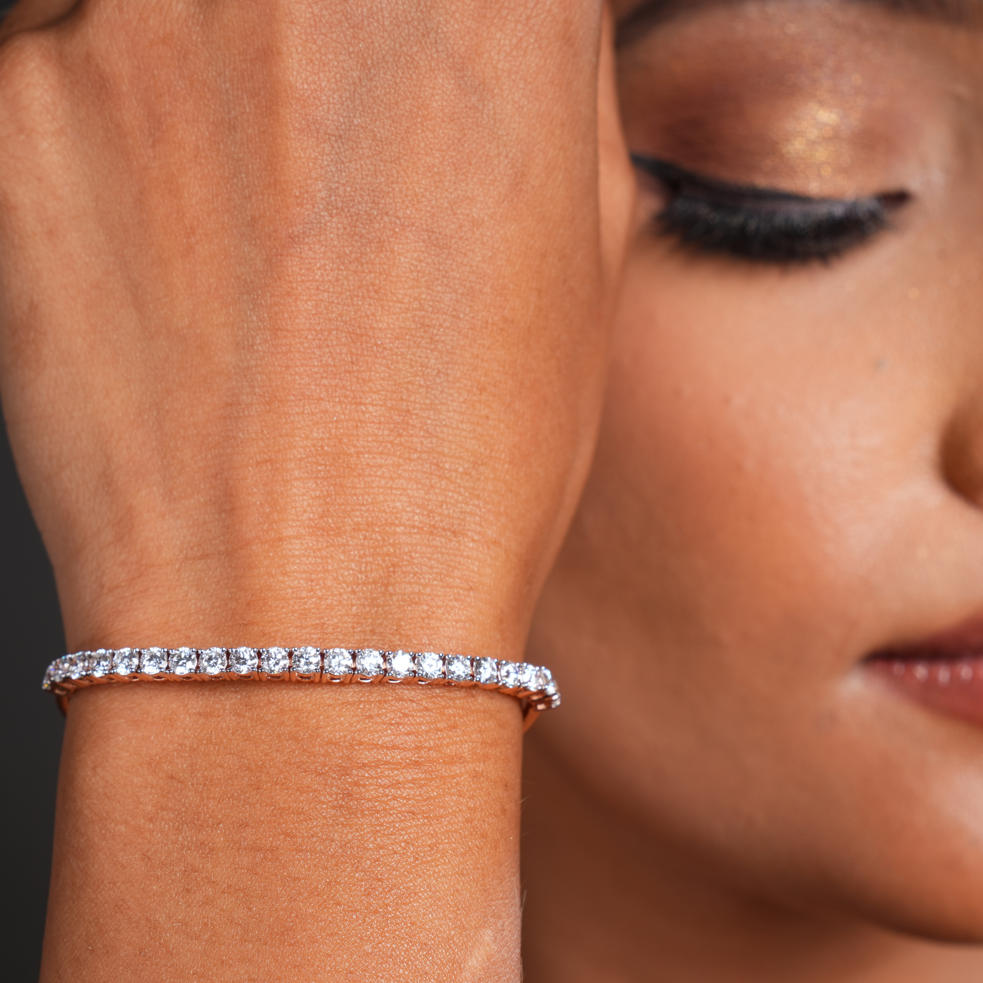 Aristelle Luxe Half Tennis Bracelet