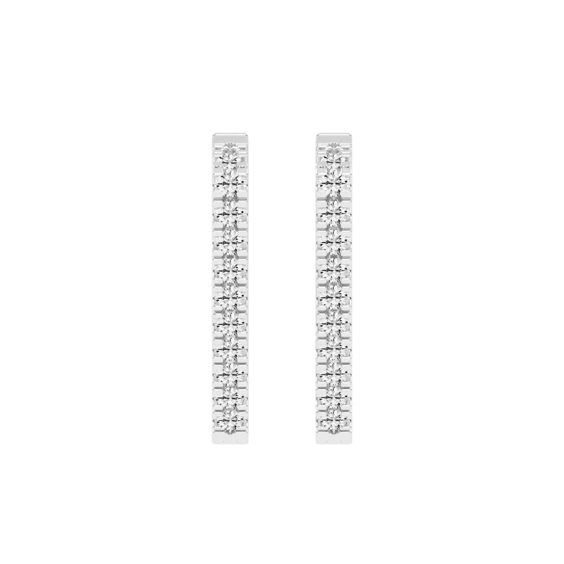 1.5 CT Sylvia Belle Hoop Earrings