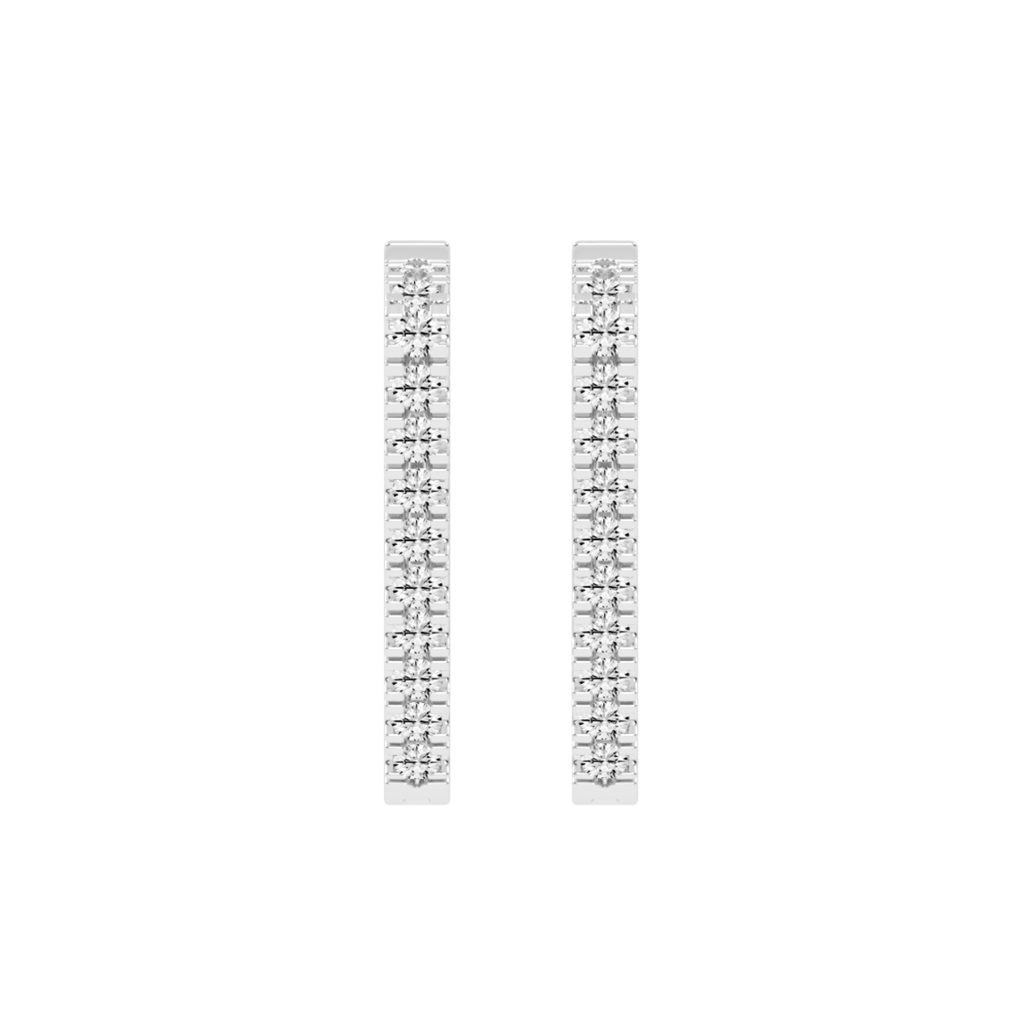 1.5 CT Sylvia Belle Hoop Earrings