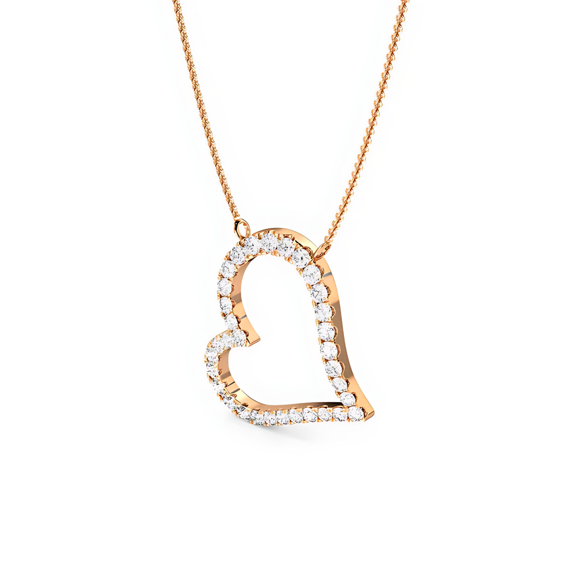 Angelic Heart Diamond Pendant