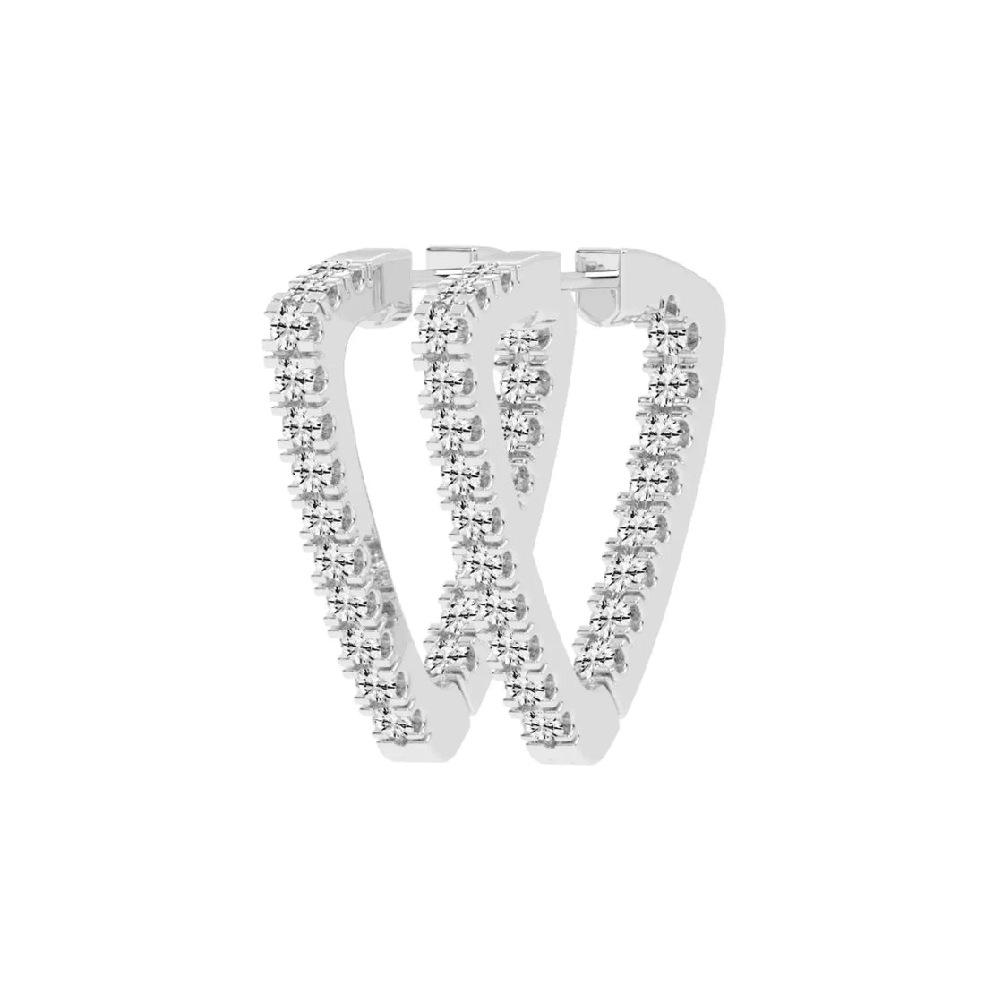 1.5 CT Sylvia Belle Hoop Earrings