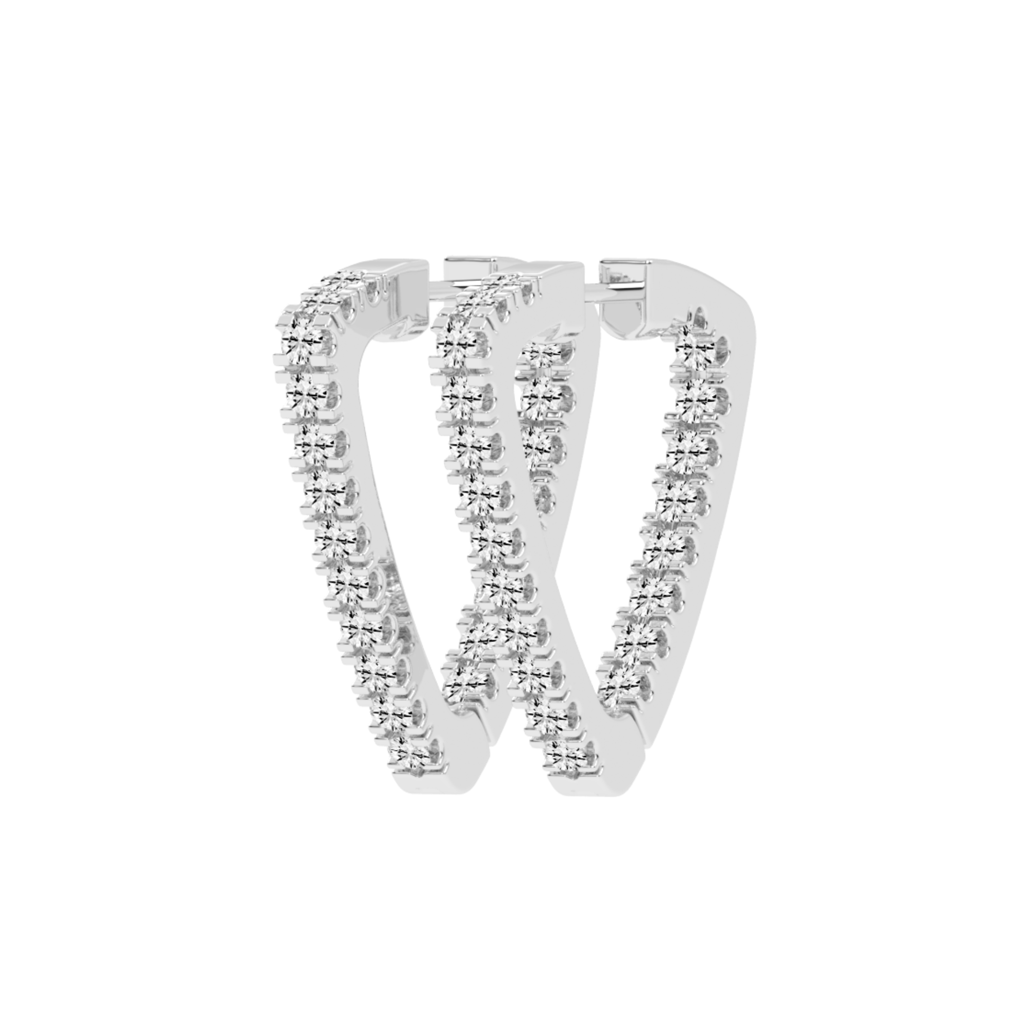 1.5 CT Sylvia Belle Hoop Earrings