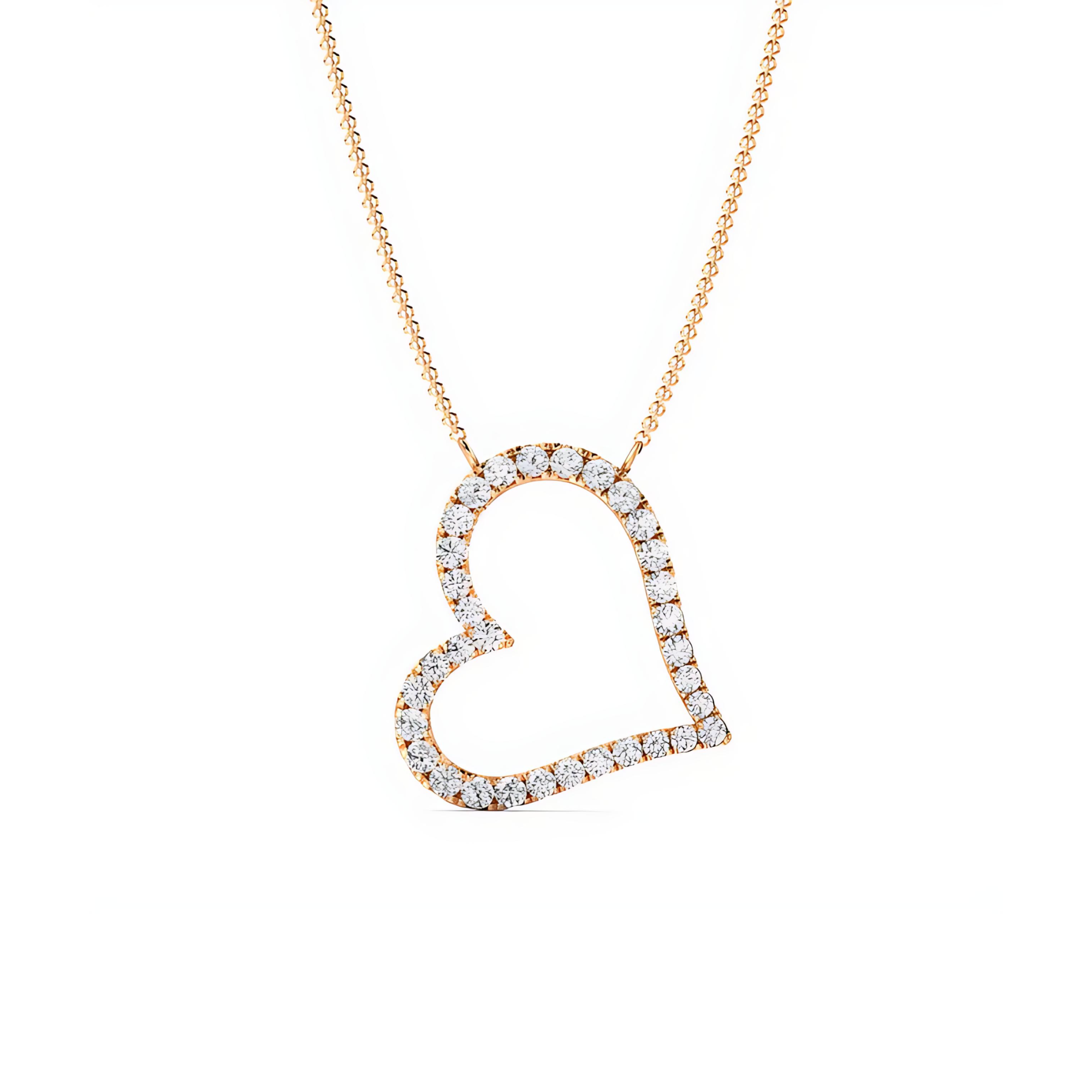 Angelic Heart Diamond Pendant