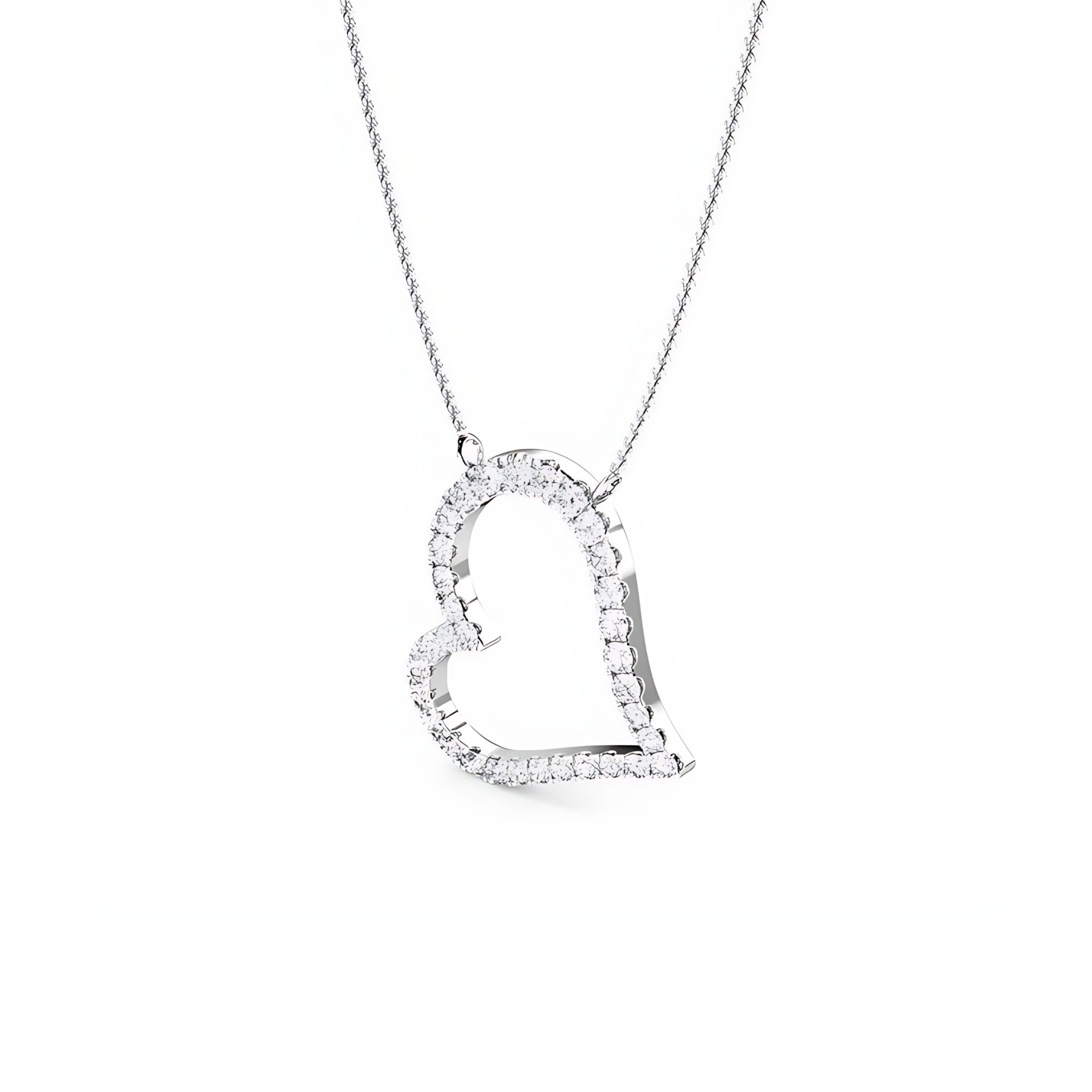 Angelic Heart Diamond Pendant