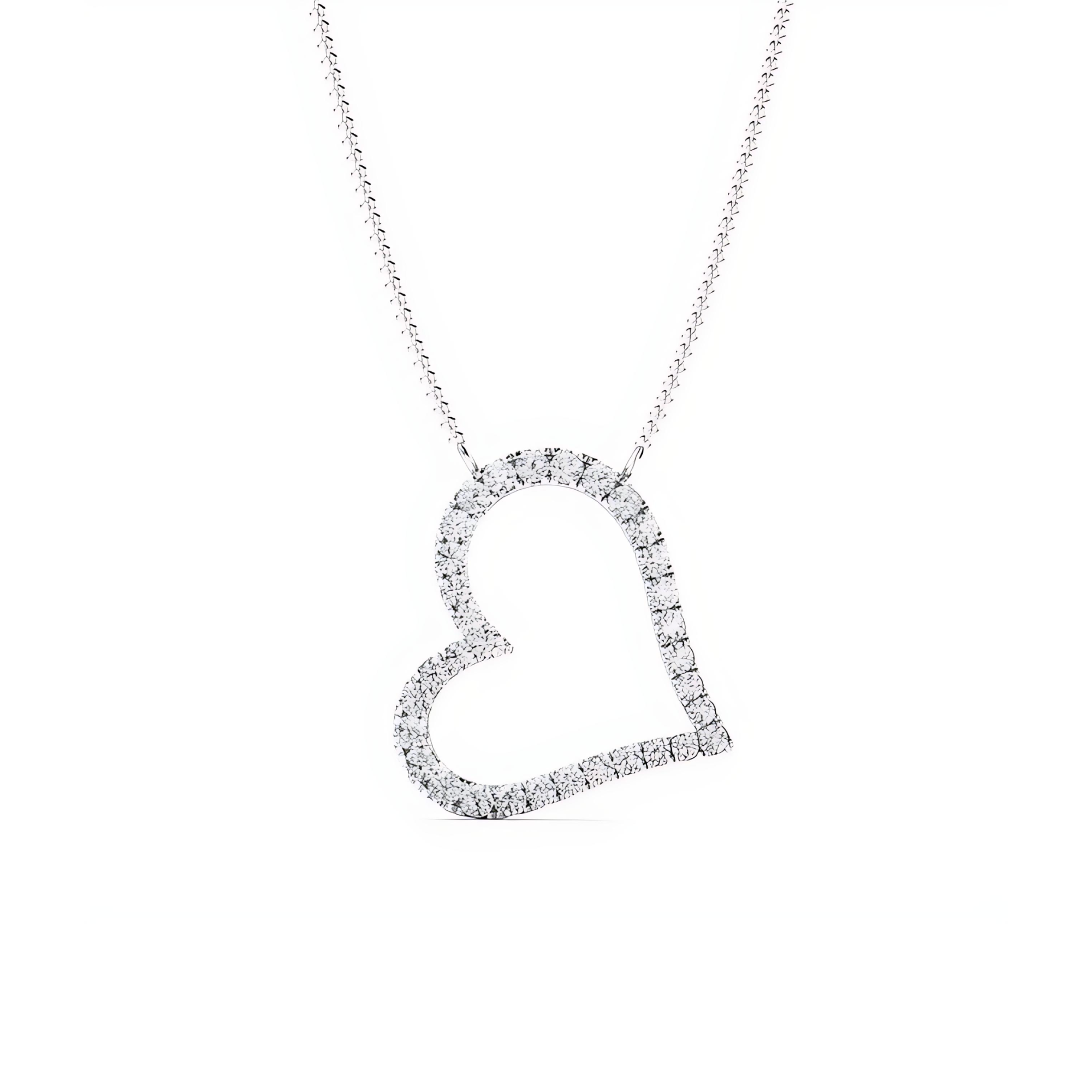 Angelic Heart Diamond Pendant