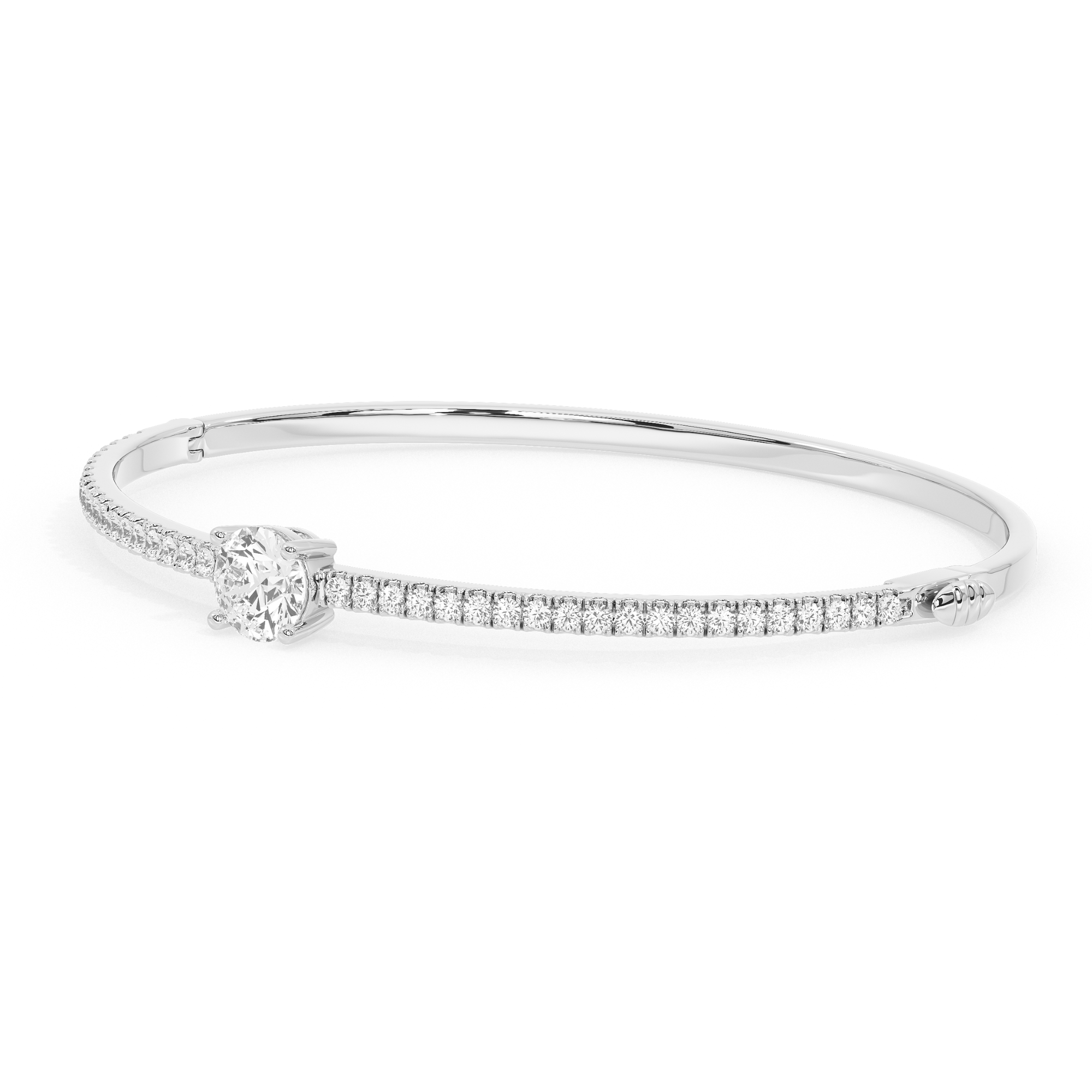 1.25 Carat Solitaire Diamond Bracelet