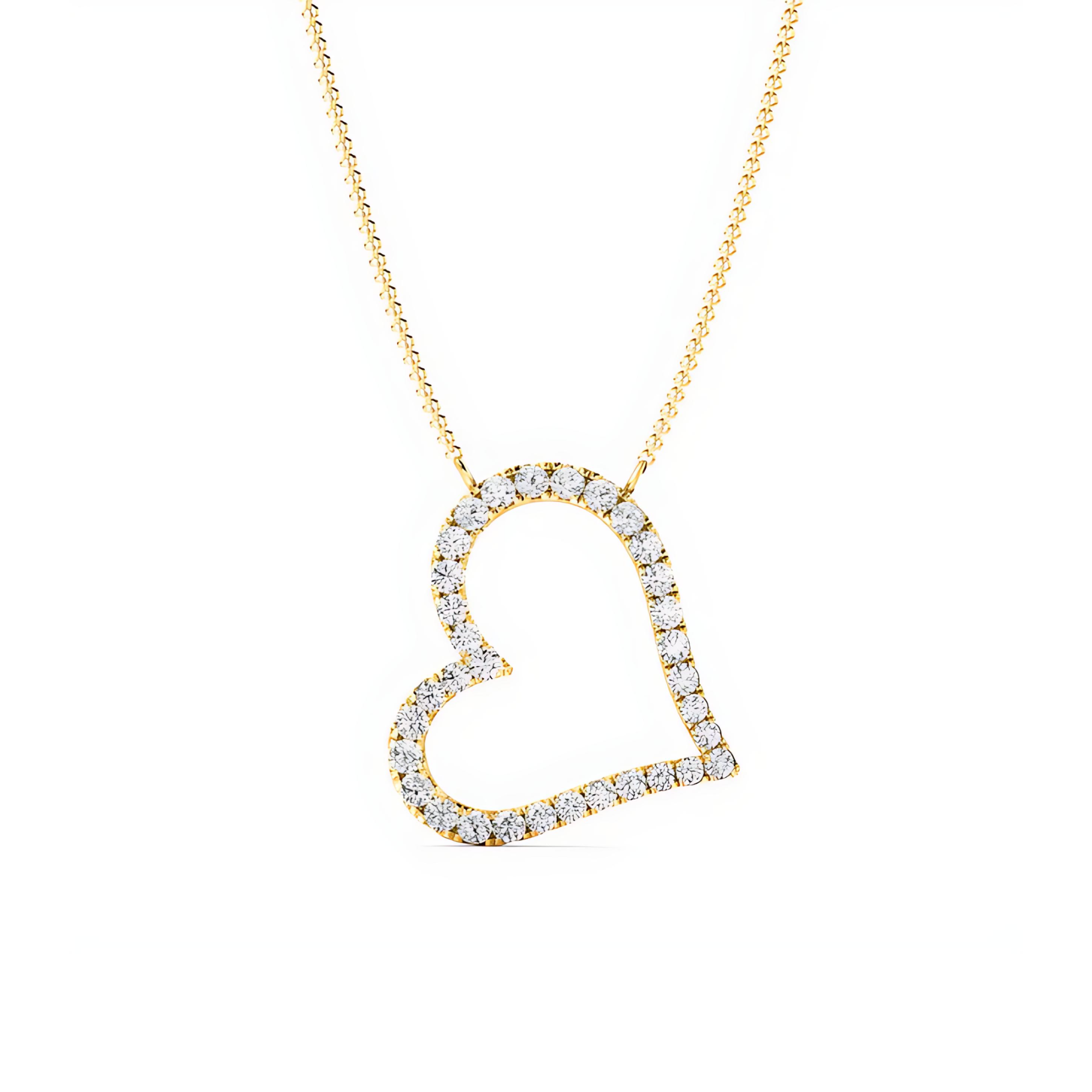 Angelic Heart Diamond Pendant