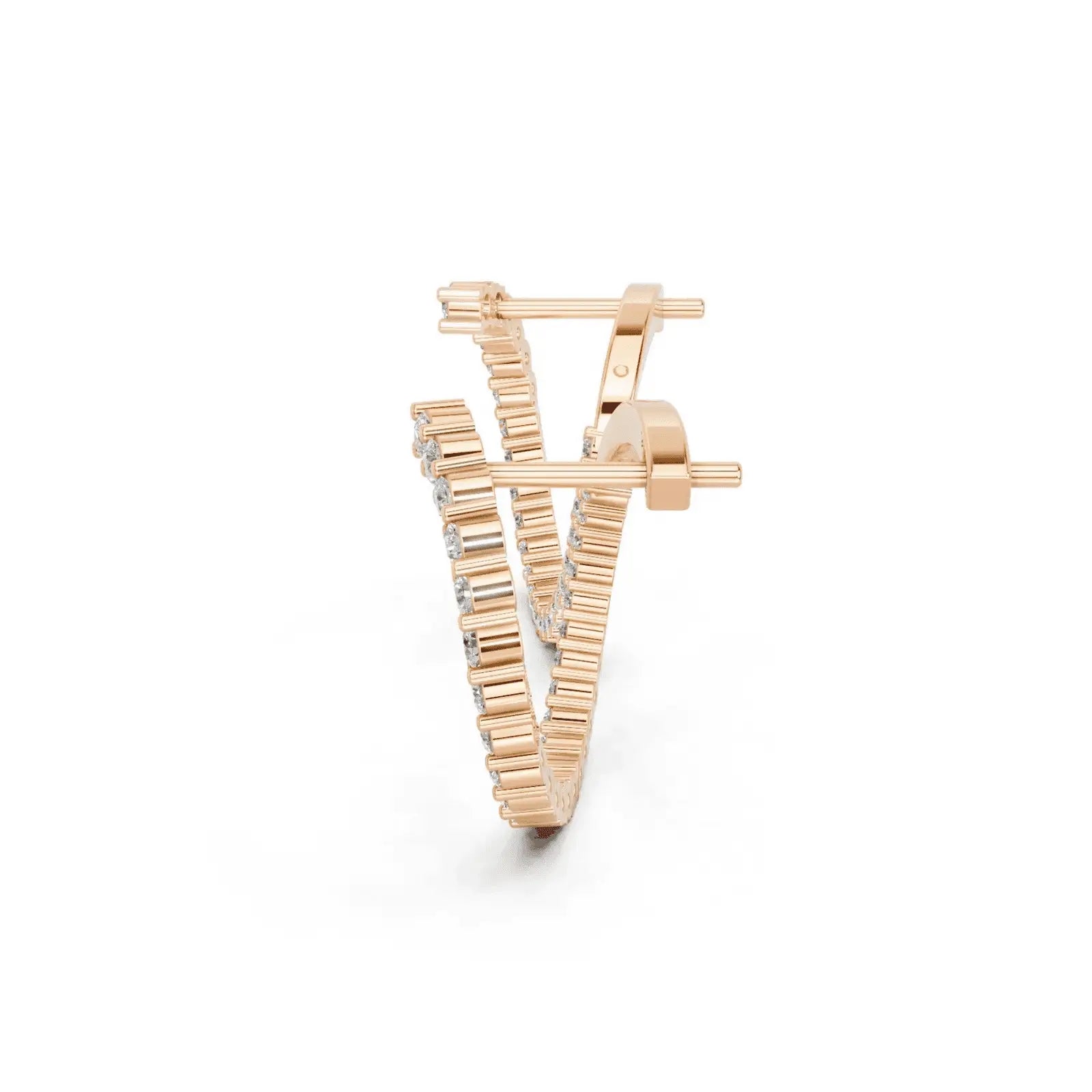 Cosmic Chic Diamond Hoops