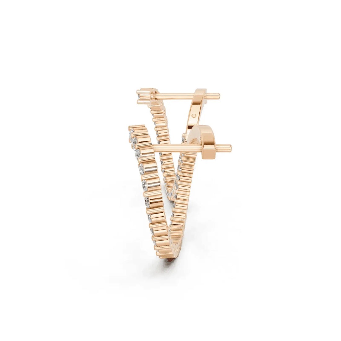 Cosmic Chic Diamond Hoops