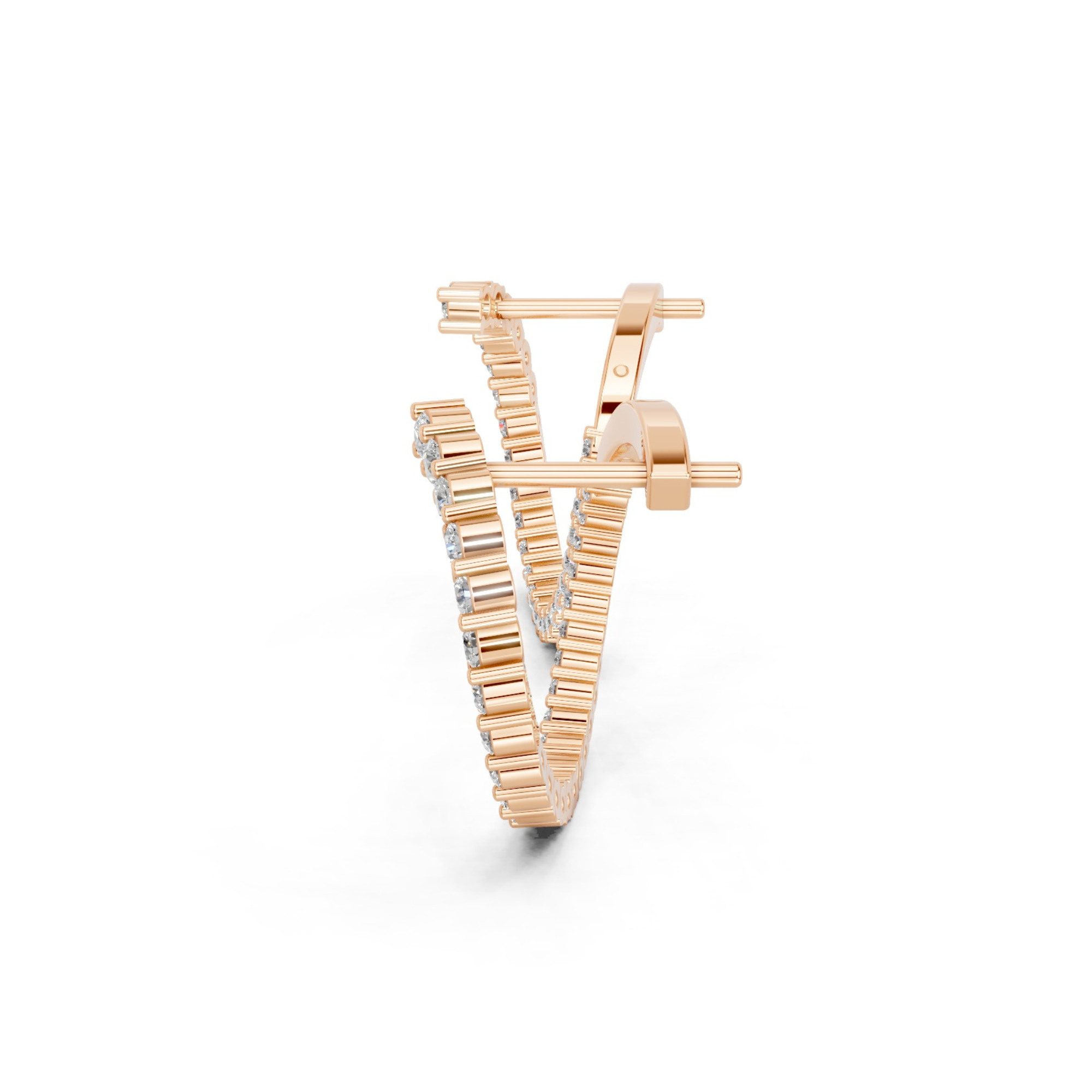 Cosmic Chic Diamond Hoops