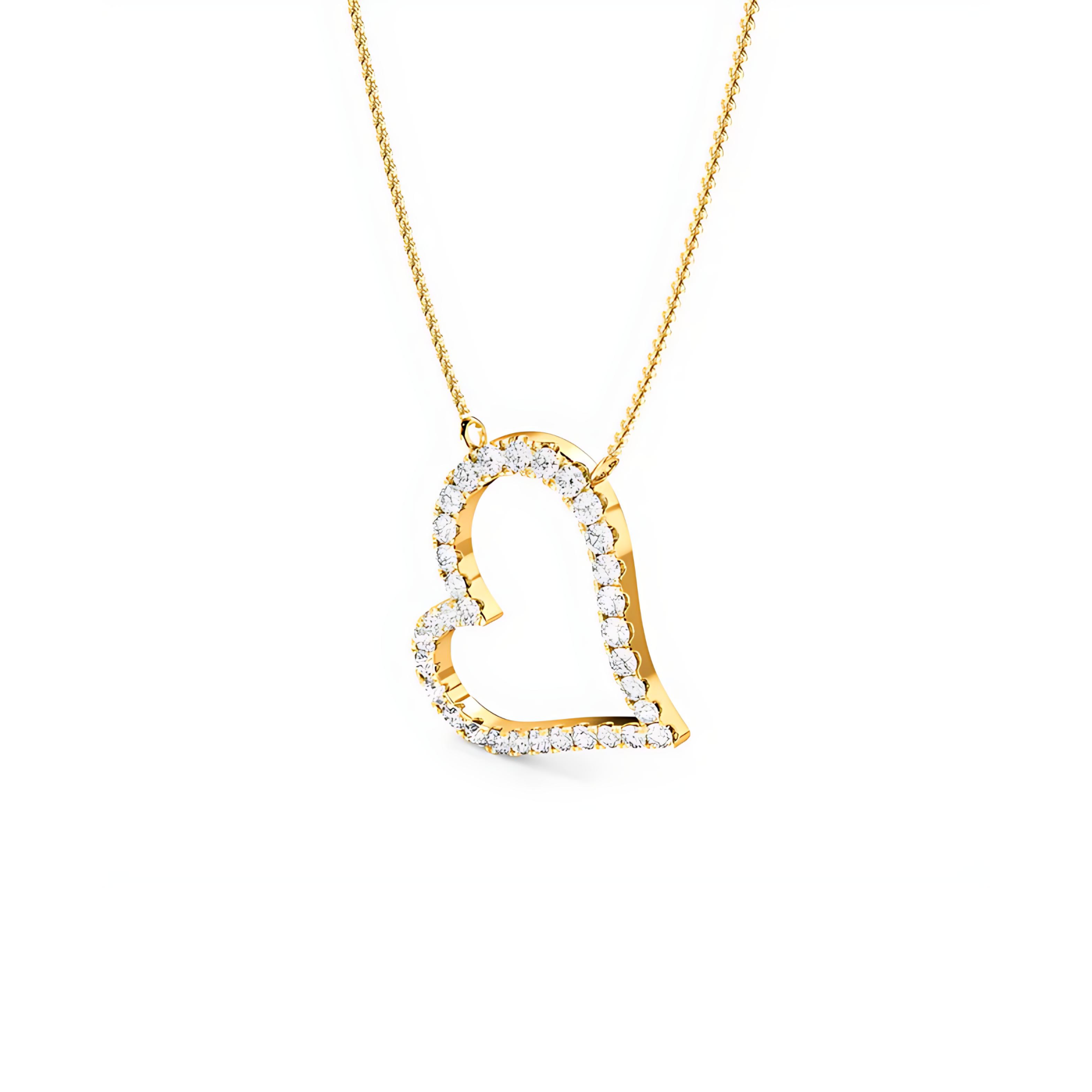 Angelic Heart Diamond Pendant