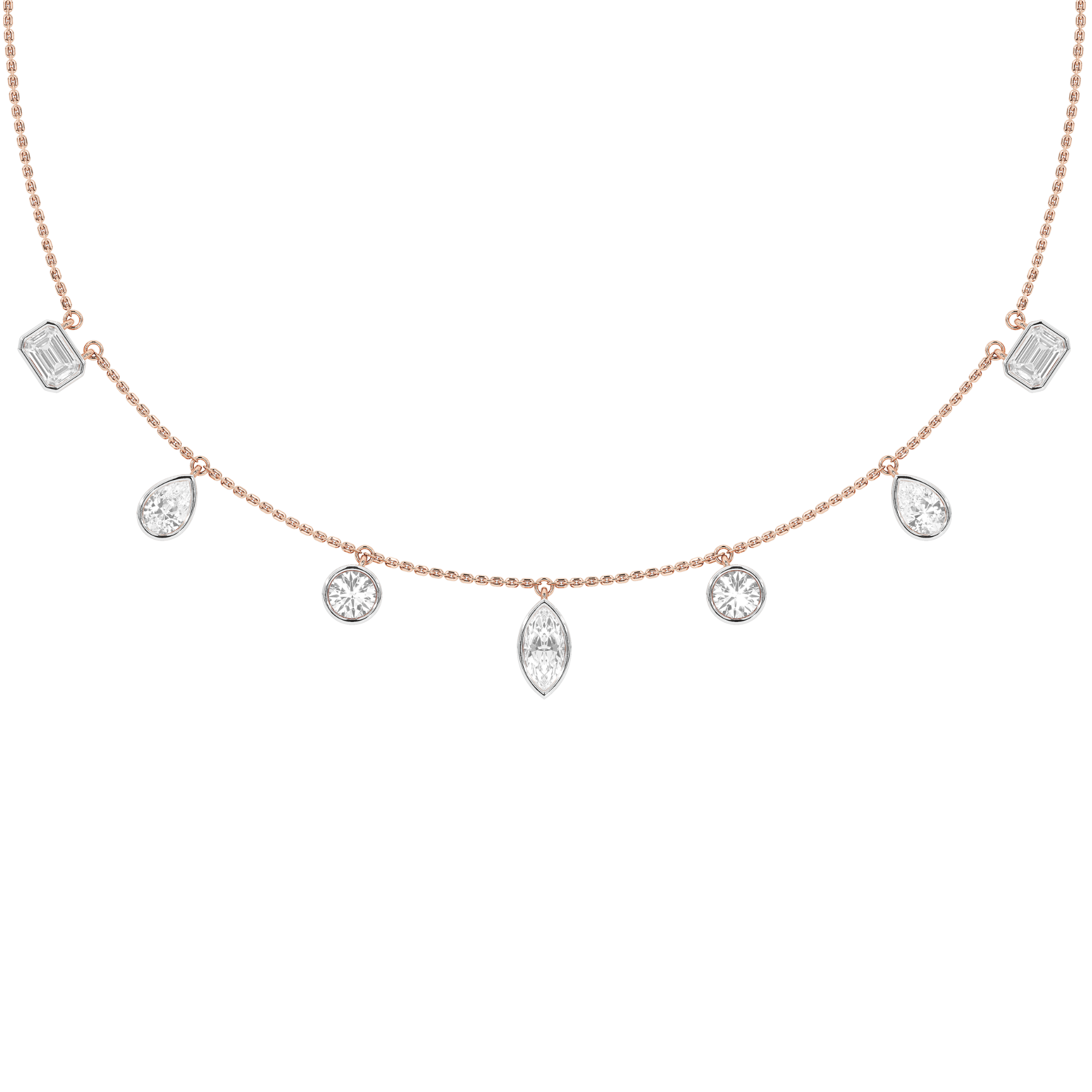 Starry Night Multi Shape Yard Necklace