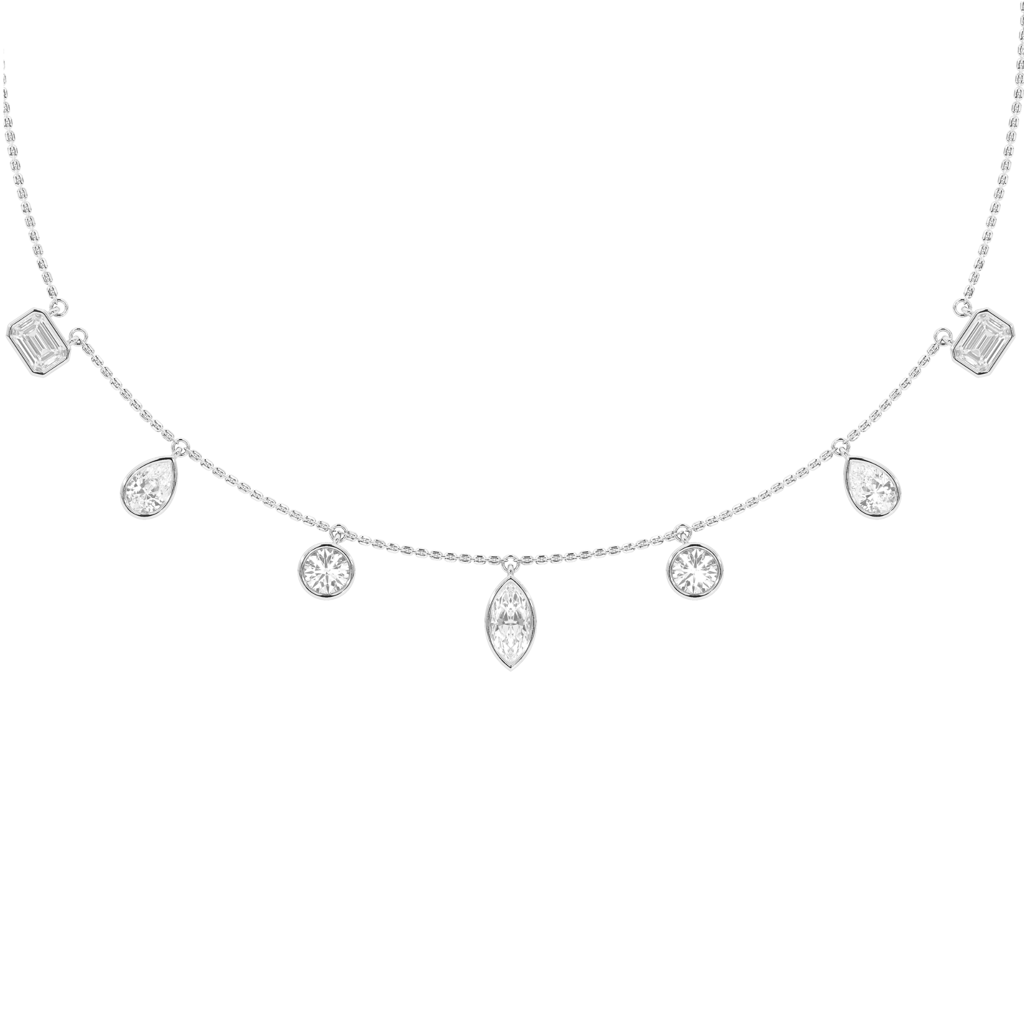 Starry Night Multi Shape Yard Necklace