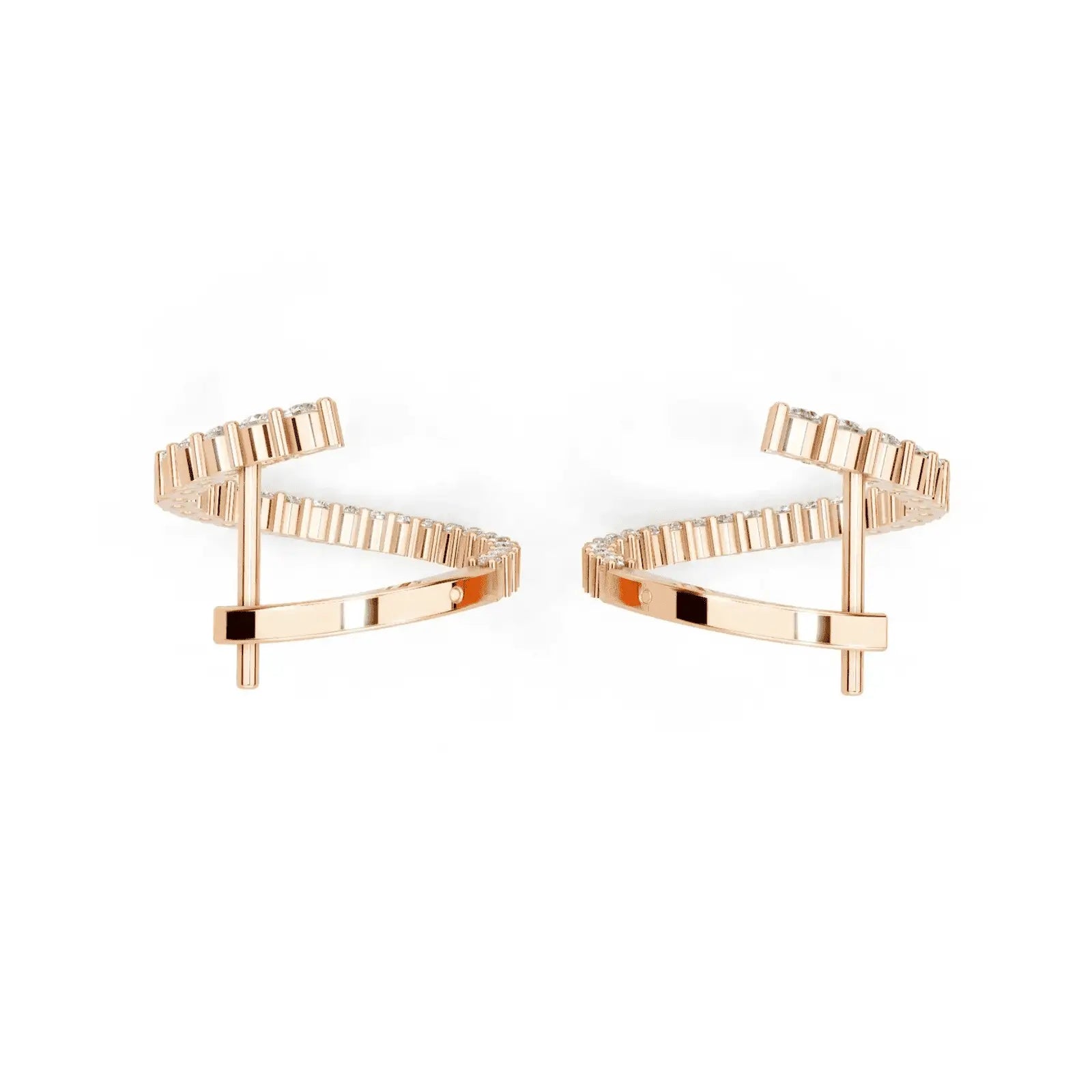 Cosmic Chic Diamond Hoops