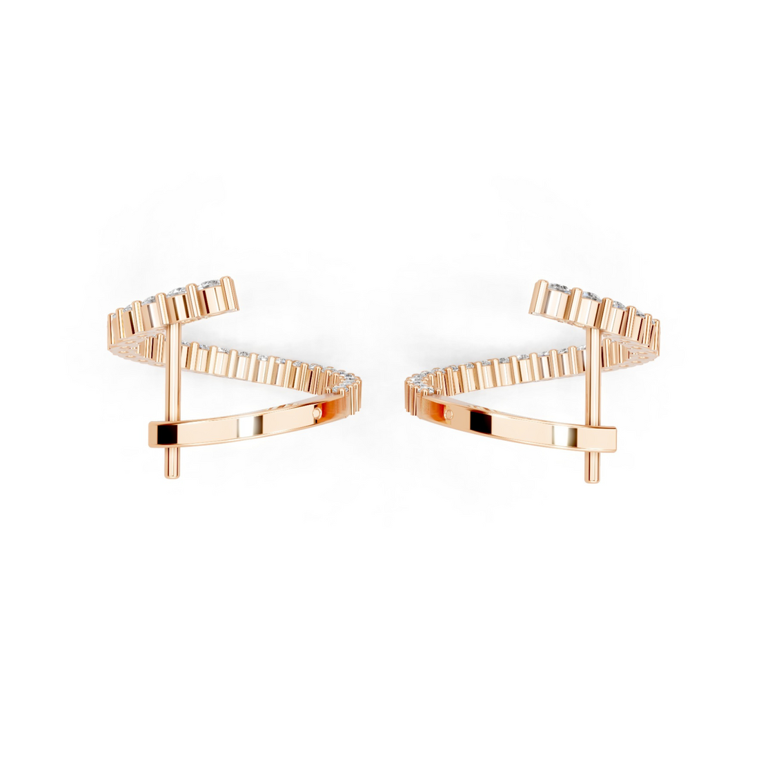 Cosmic Chic Diamond Hoops