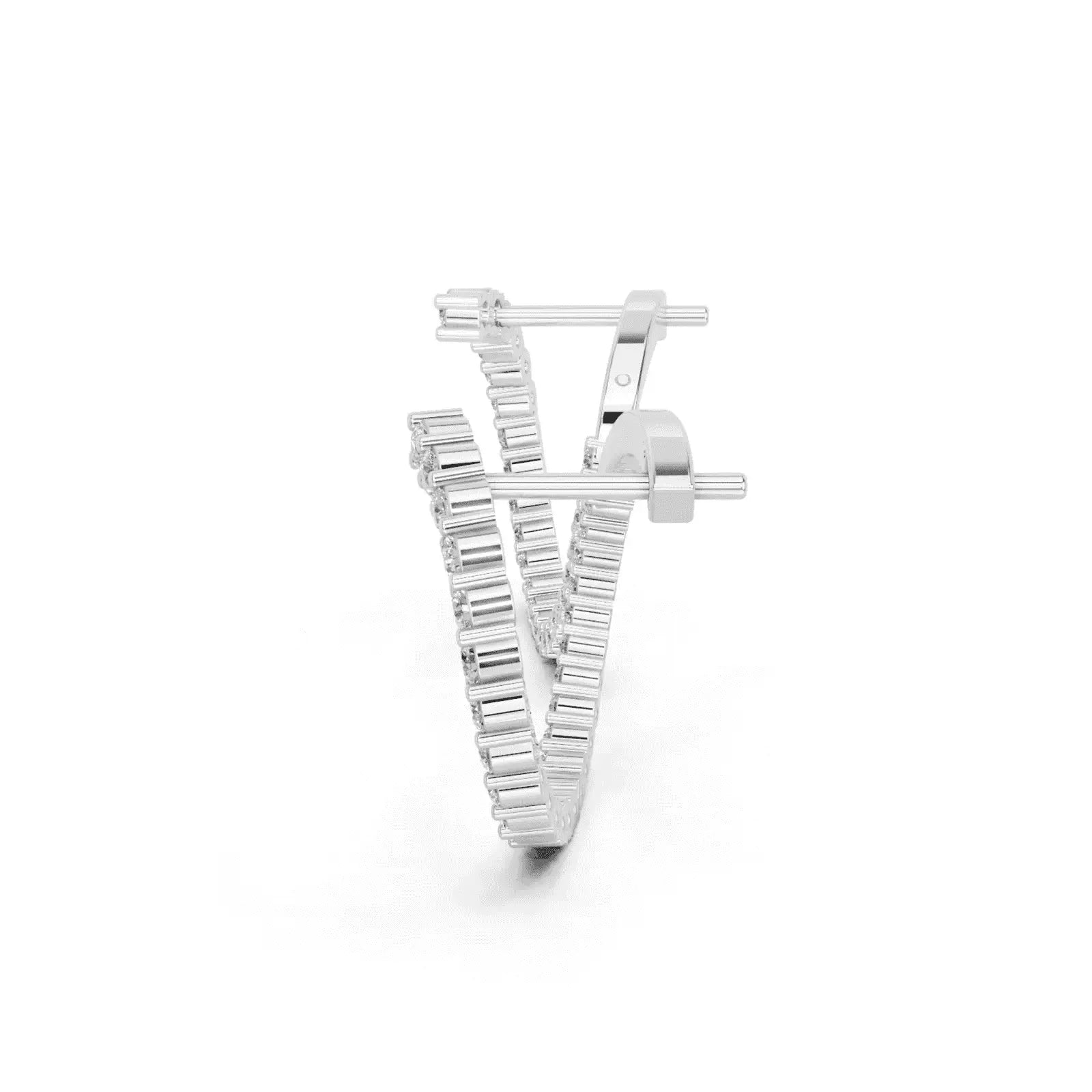 Cosmic Chic Diamond Hoops