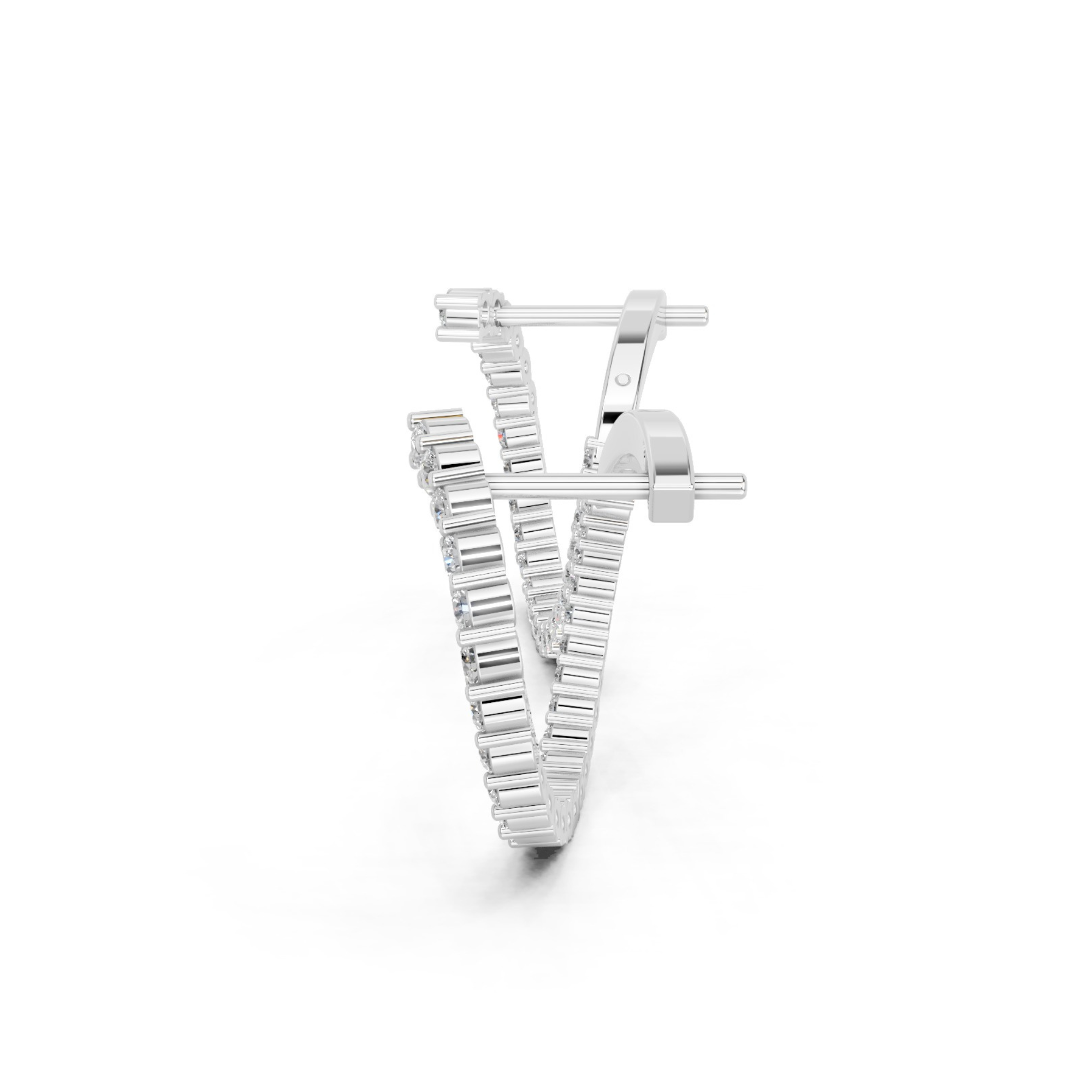 Cosmic Chic Diamond Hoops