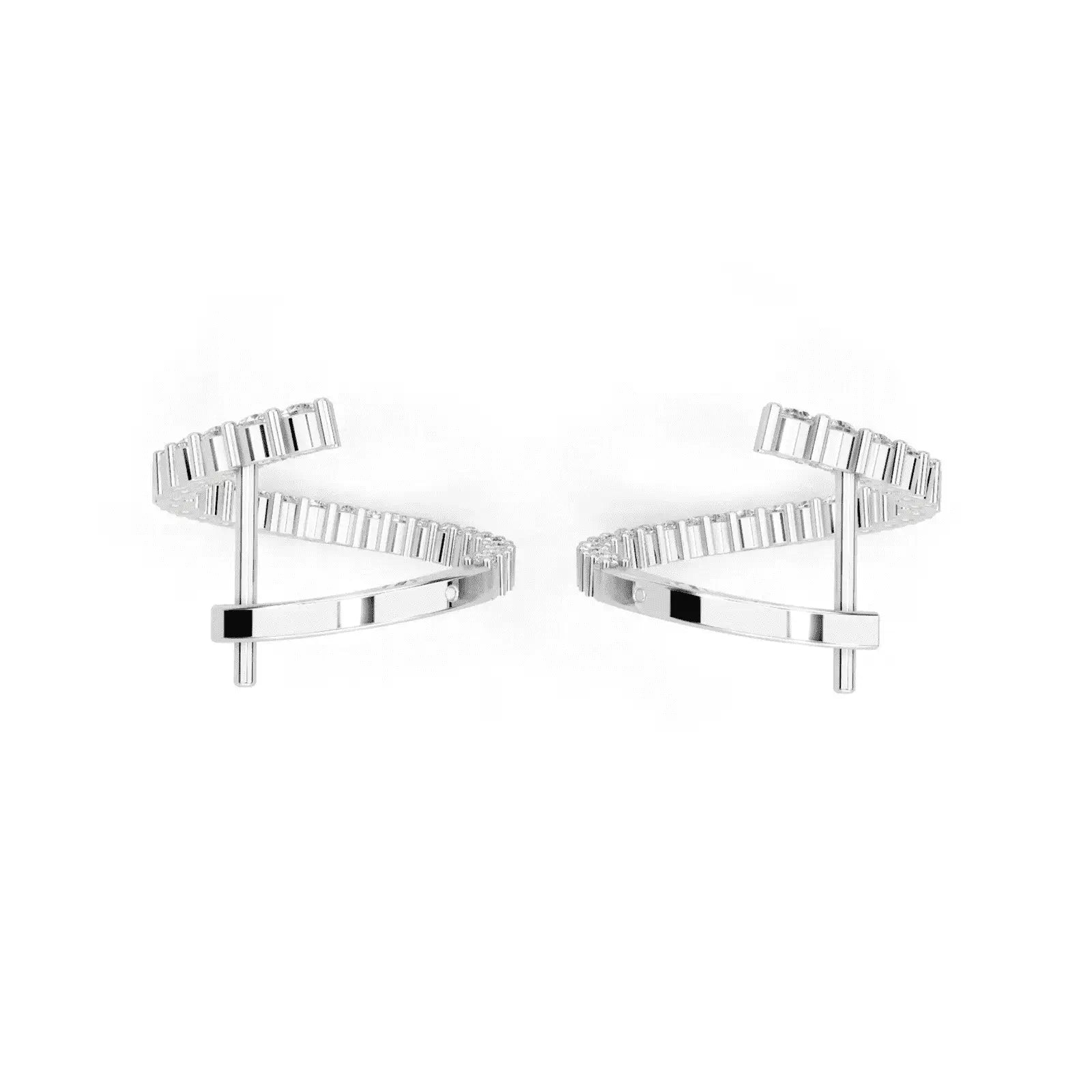 Cosmic Chic Diamond Hoops