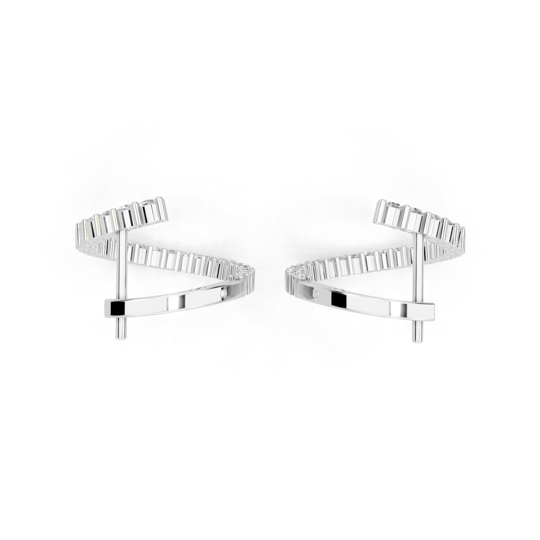 Cosmic Chic Diamond Hoops