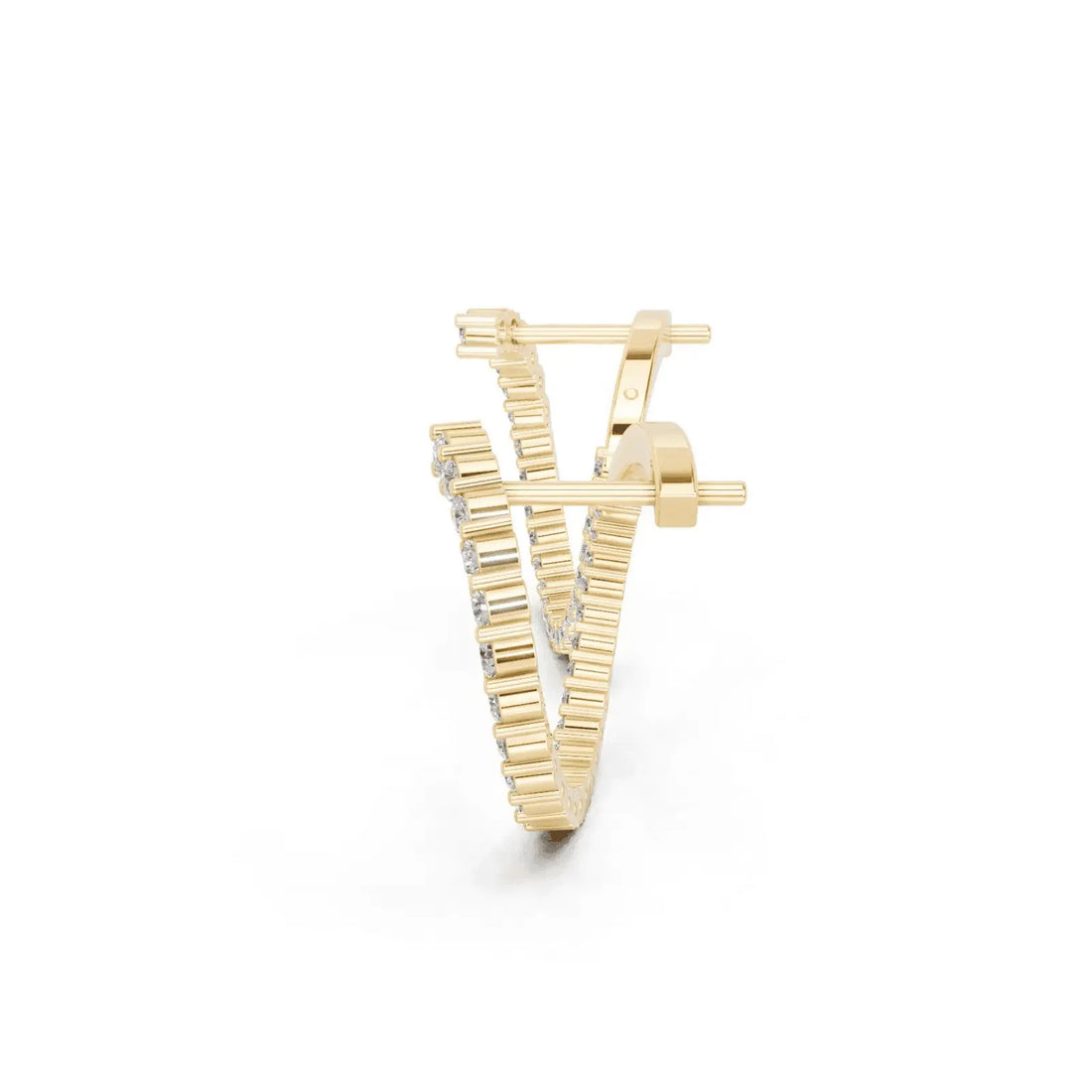 Cosmic Chic Diamond Hoops