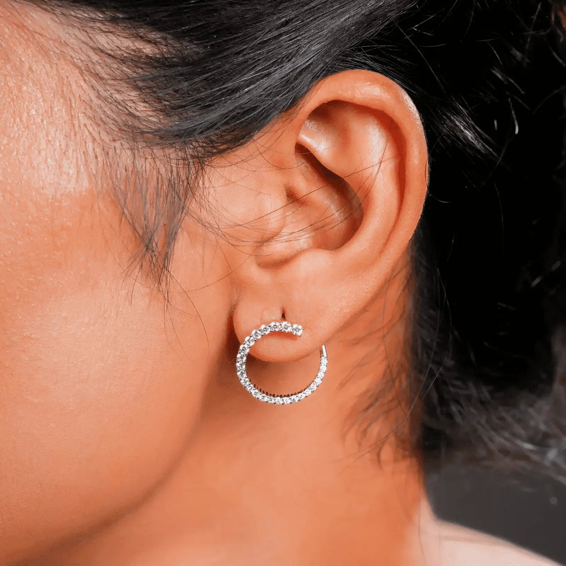 Cosmic Chic Diamond Hoops