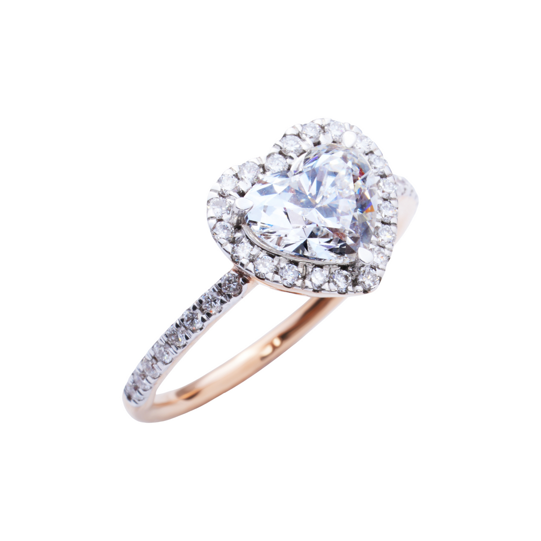 1.5 CT Enduring Heart Solitaire Ring