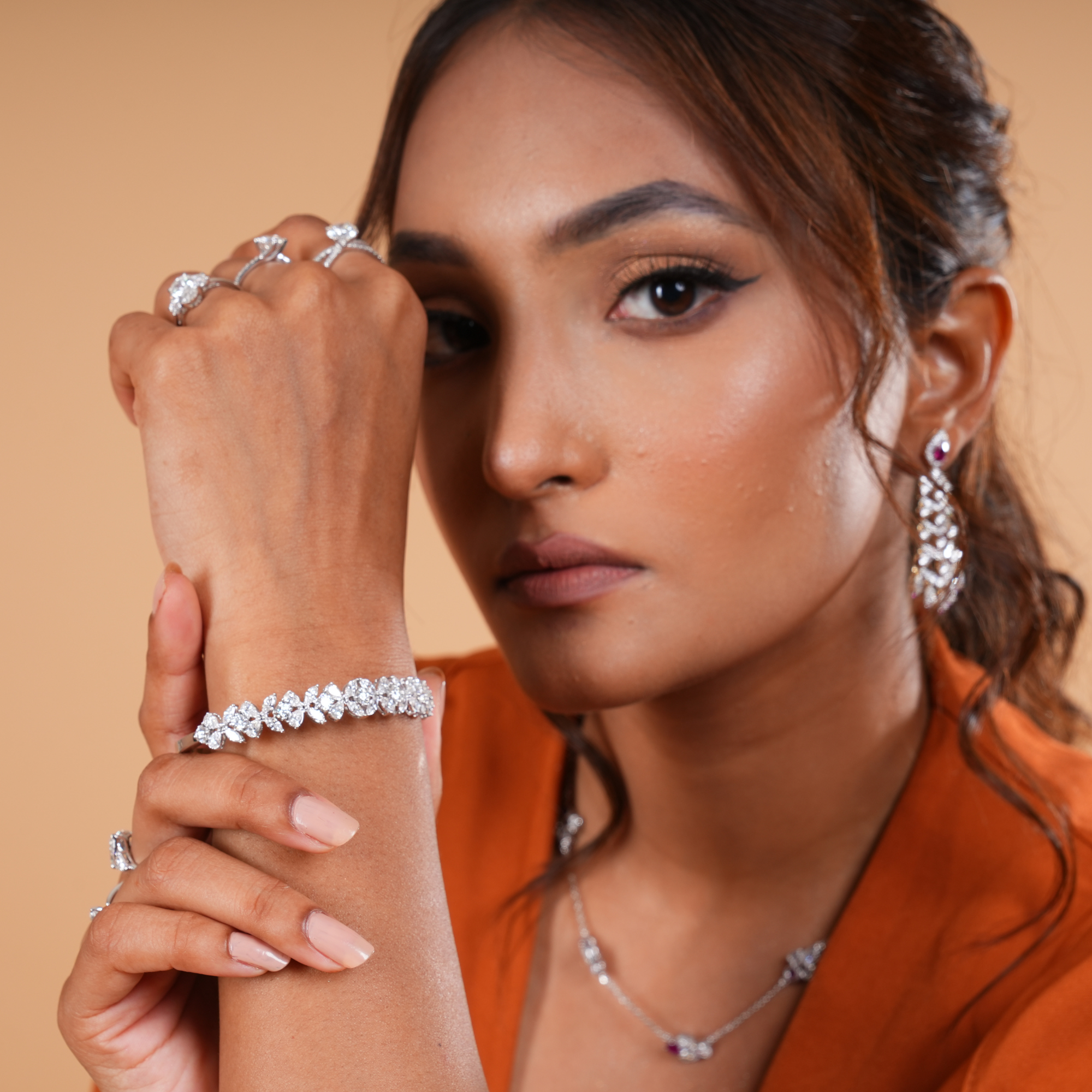 Celestial Mosaic Diamond Bracelet