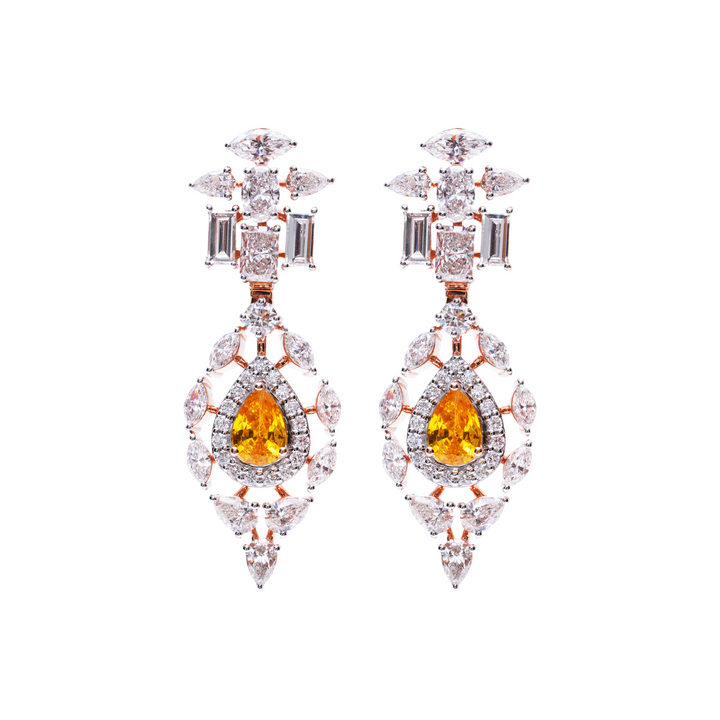 Luminous Grandeur: 2.6 CT Diamond Earrings