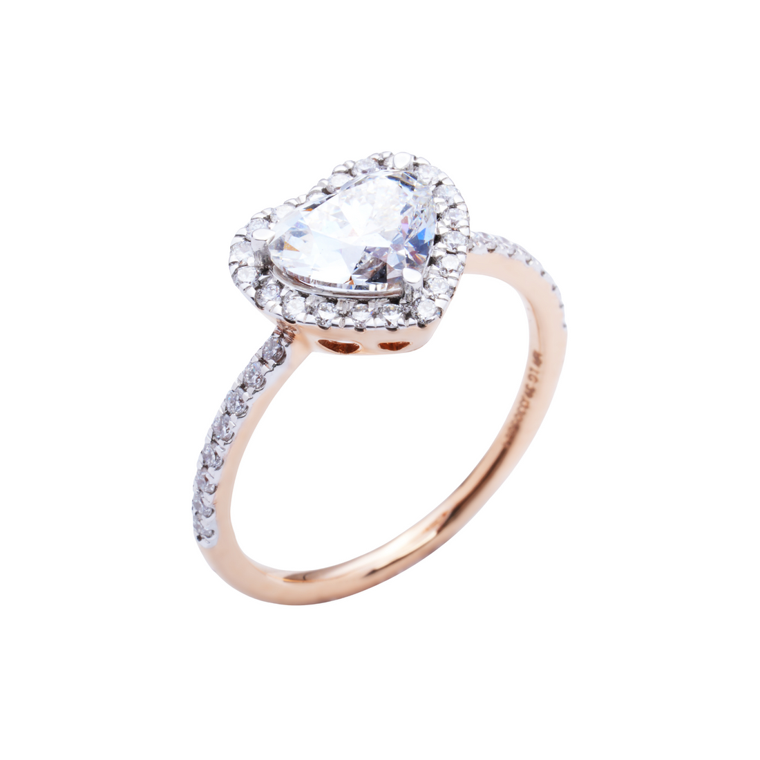 1.5 CT Enduring Heart Solitaire Ring