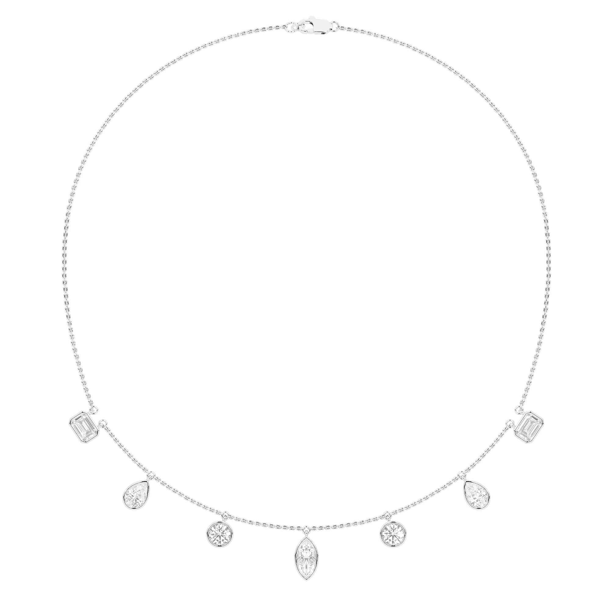 Starry Night Multi Shape Yard Necklace