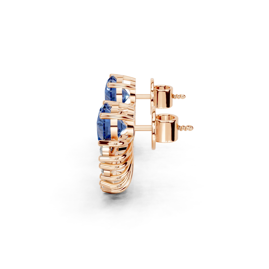Vintage Luxe: 2.5 CT Diamond Earrings